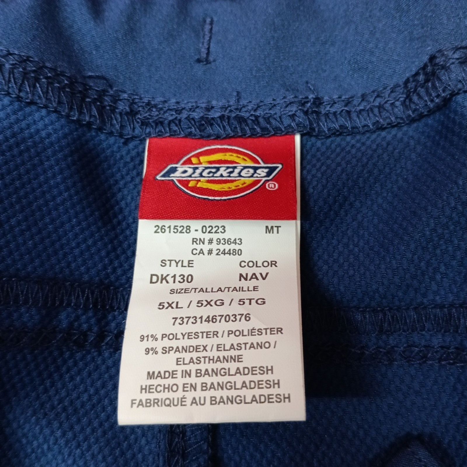 Dickies Dickies Men’s Blue Cargo Soft Medical Scrub Pants Size 5XL Size US 44 / EU 60 - 6 Thumbnail