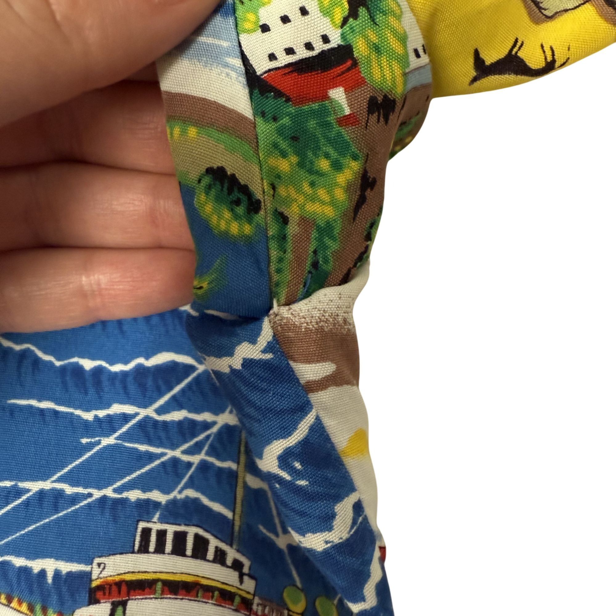 Ocean Pacific Vtg OP Ocean Pacific Blue SANTA CATALINA Hawaiian Shirt Size US M / EU 48-50 / 2 - 13 Thumbnail