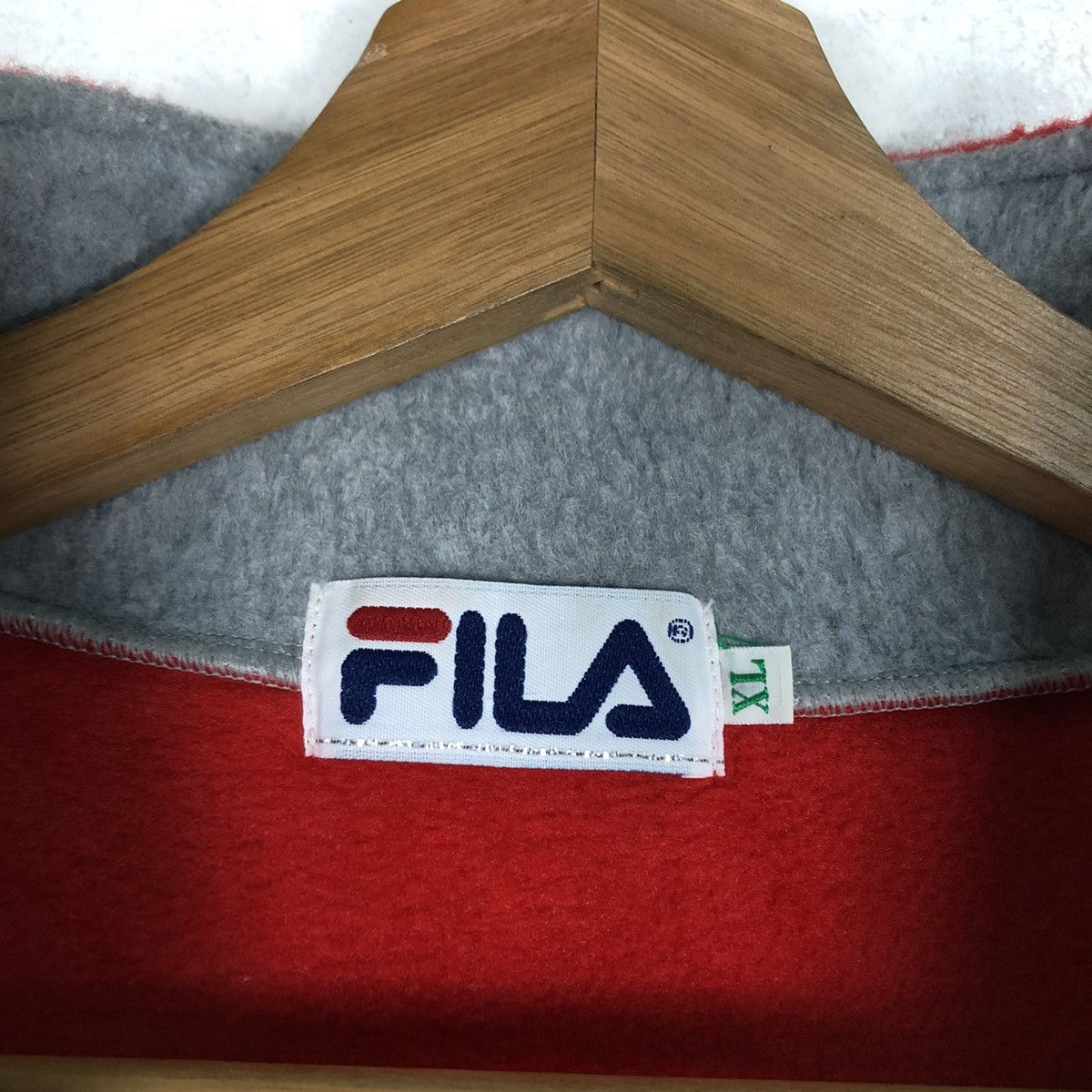 Japanese Brand 🔥Vtg Anorak Jacket Fleece Fila International Big Spell Out Size US XL / EU 56 / 4 - 15 Thumbnail