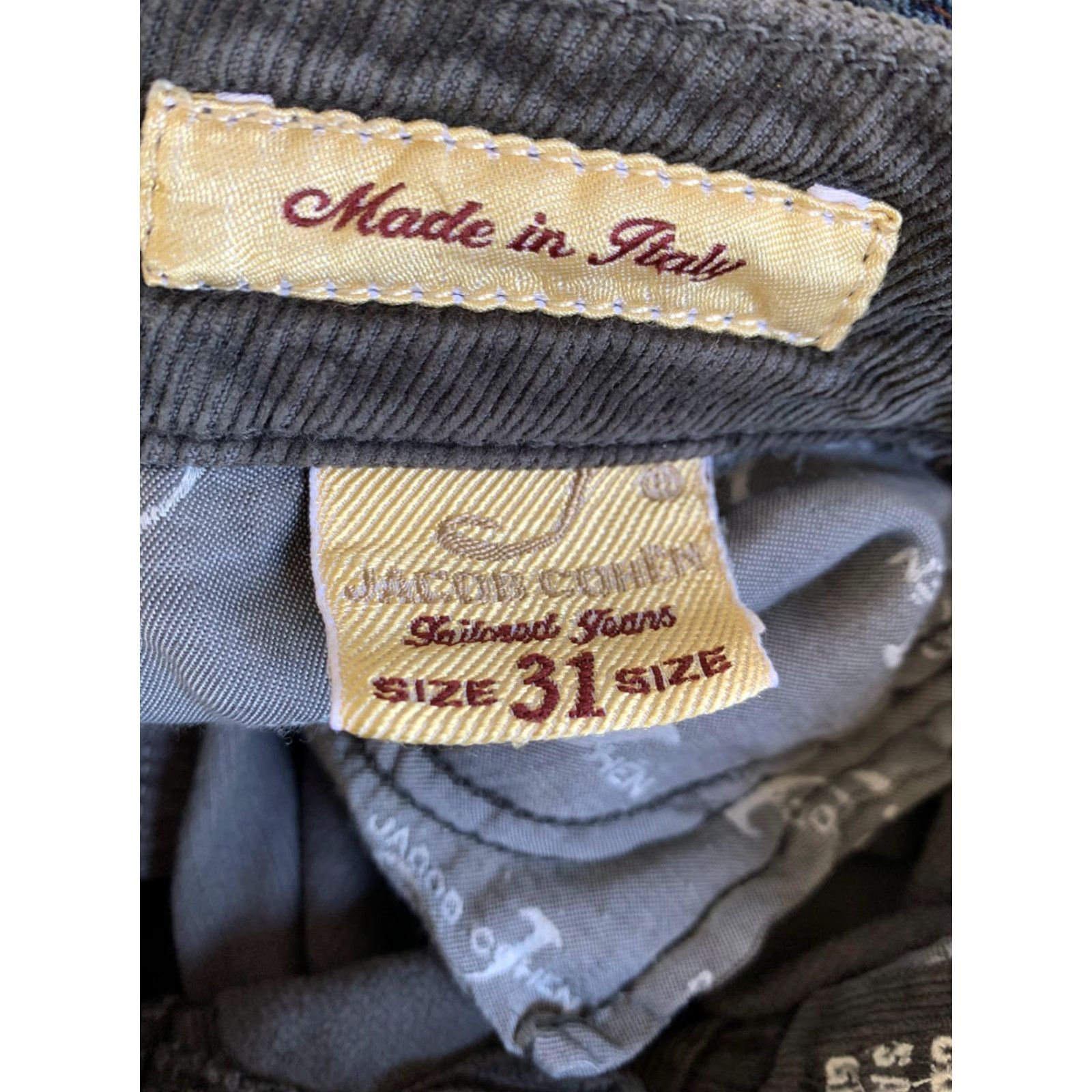 Jacob Cohen Jacob Cohen Rare Luxury Denim Jeans Slim Dark Wash 31 Men Regular 31 in Stretch Denim Jeans Blue 90s Style Mens Size US 31 - 4 Thumbnail