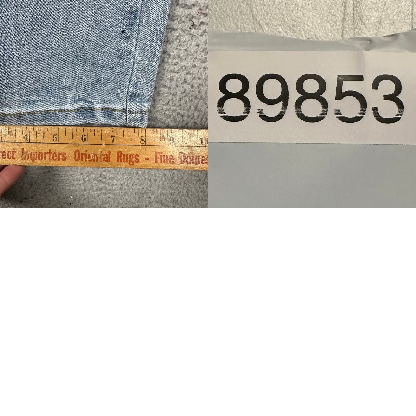 Levi's Levi'S 514 Blue Denim - Straight Fit Mens - Light Wash Jeans Size US 38 / EU 54 - 8 Thumbnail