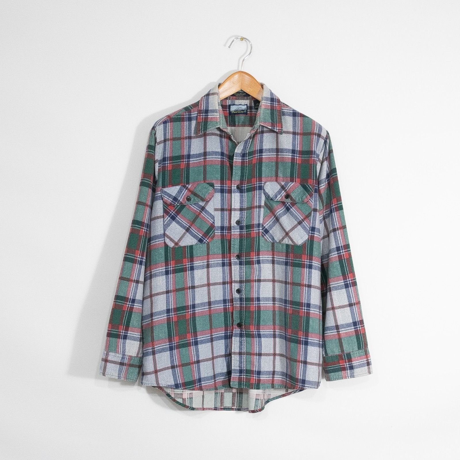 Vintage Vintage 90s Fieldmaster Plaid Flannel Button Up Shirt Large Size US L / EU 52-54 / 3 - 1 Thumbnail