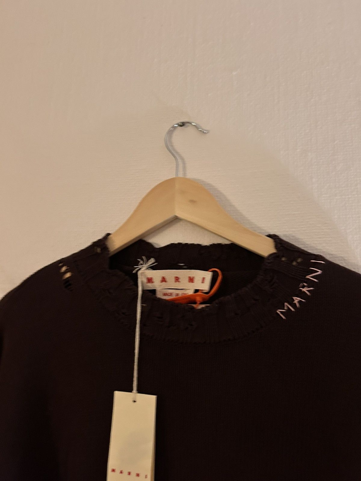 Marni Marni Logo Knit Sweater Size US M / EU 48-50 / 2 - 7 Thumbnail