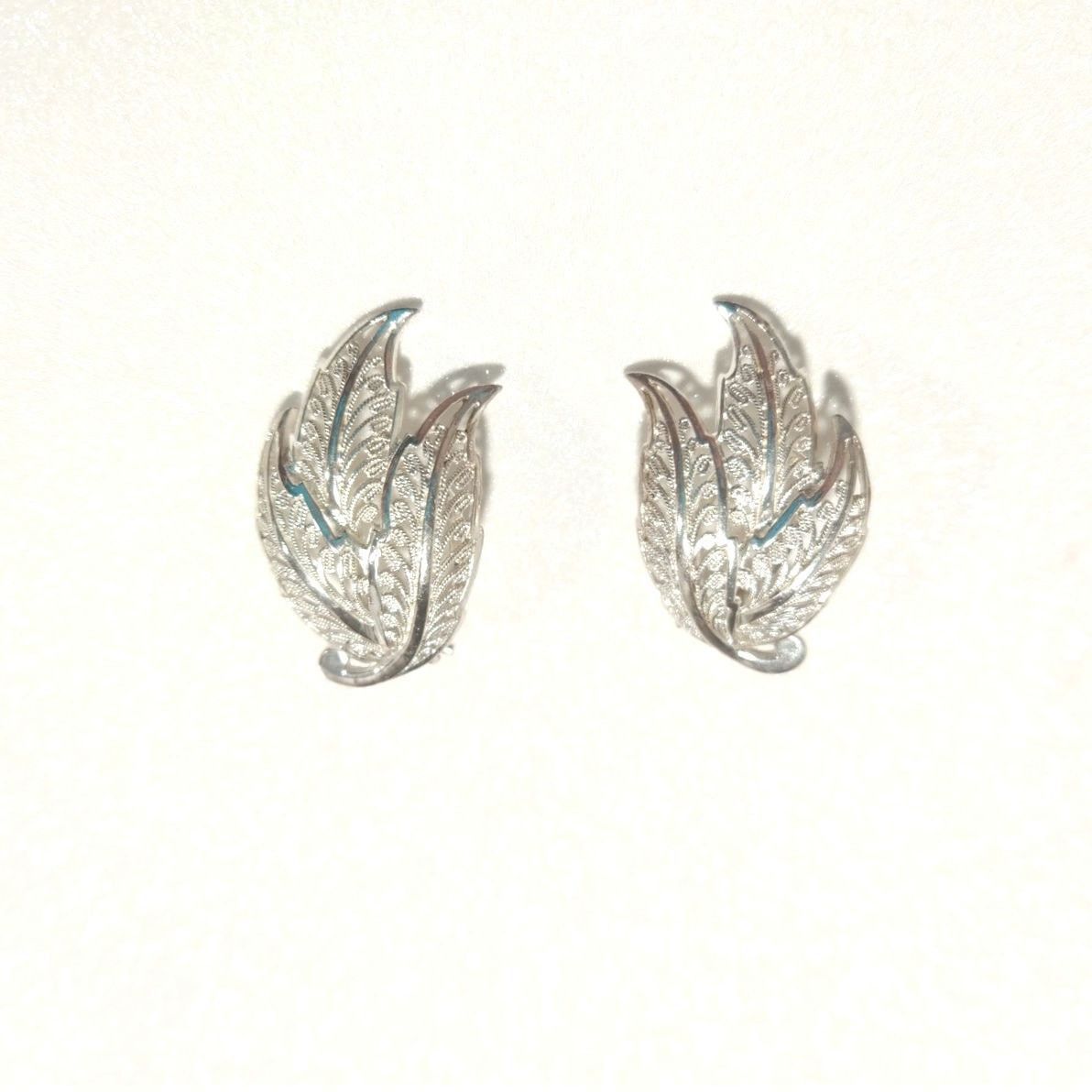 The Unbranded Brand Vintage Alice Caviness Sterling Silver 925 Filigree Earrings Size ONE SIZE - 4 Thumbnail