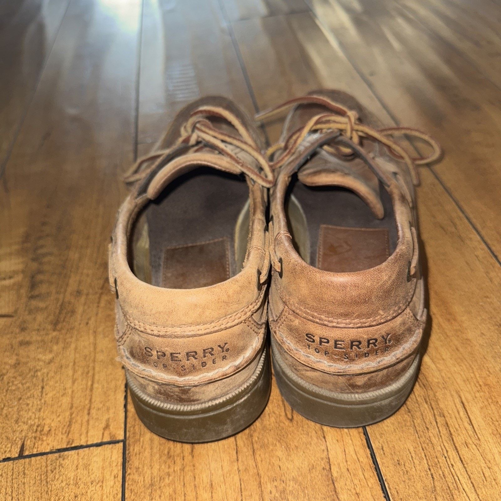 Sperry × Vintage Sperry Top Sider Brown Boat Shoes 10.5 Men Size US 10.5 / EU 43-44 - 3 Thumbnail