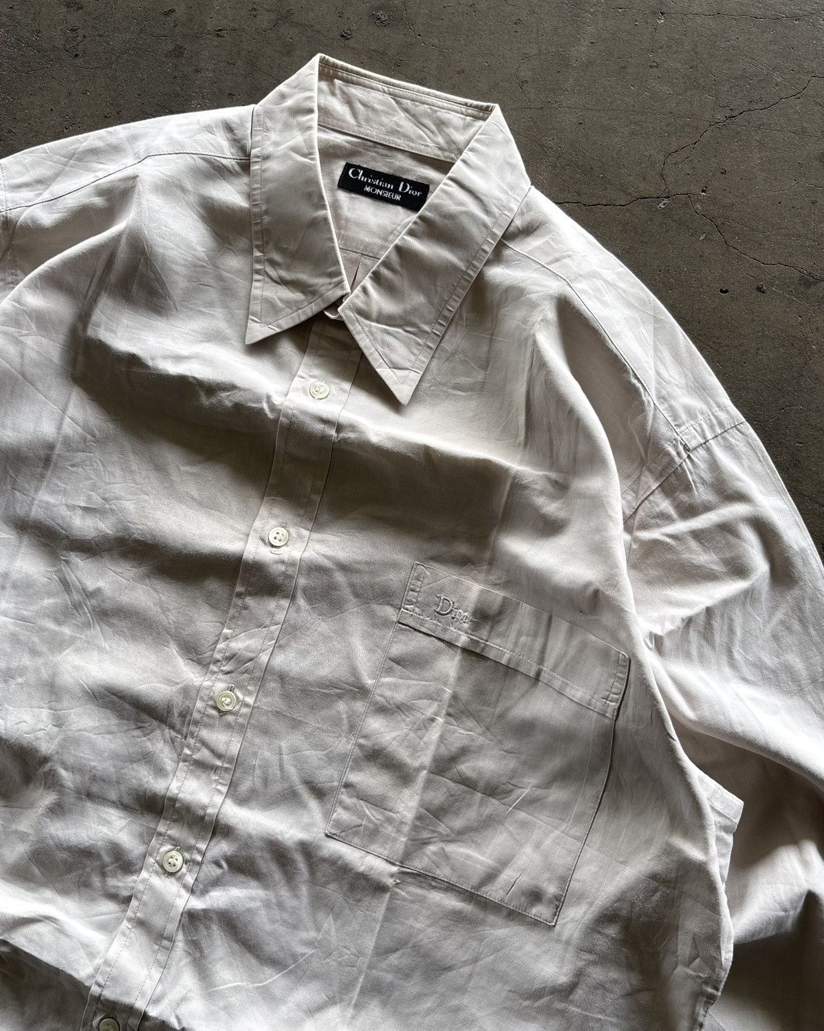 Christian Dior Monsieur Christian Dior Monieur Button Up Shirt Size US L / EU 52-54 / 3 - 2 Thumbnail