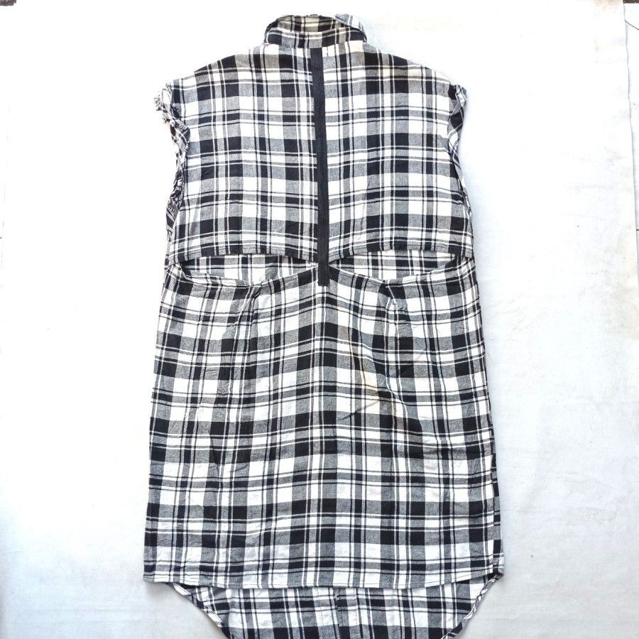 Sacai × Stussy stussy women japan plaid sleveless flannel dress Size ONE SIZE - 2 Thumbnail