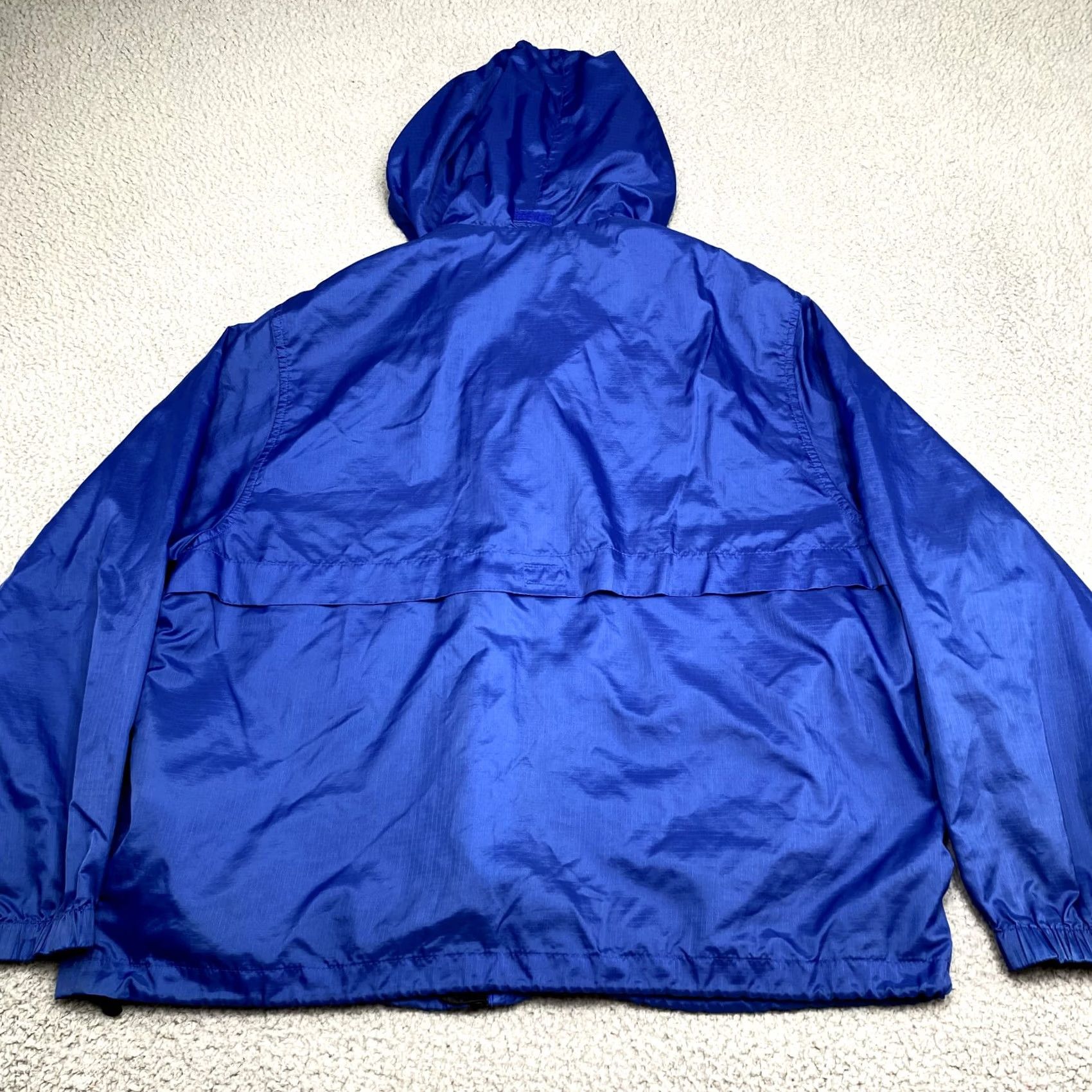 Eddie Bauer VINTAGE Eddie Bauer Ebtek Jacket Mens M Blue Lightweight Hood Windbreaker Size US M / EU 48-50 / 2 - 2 Thumbnail