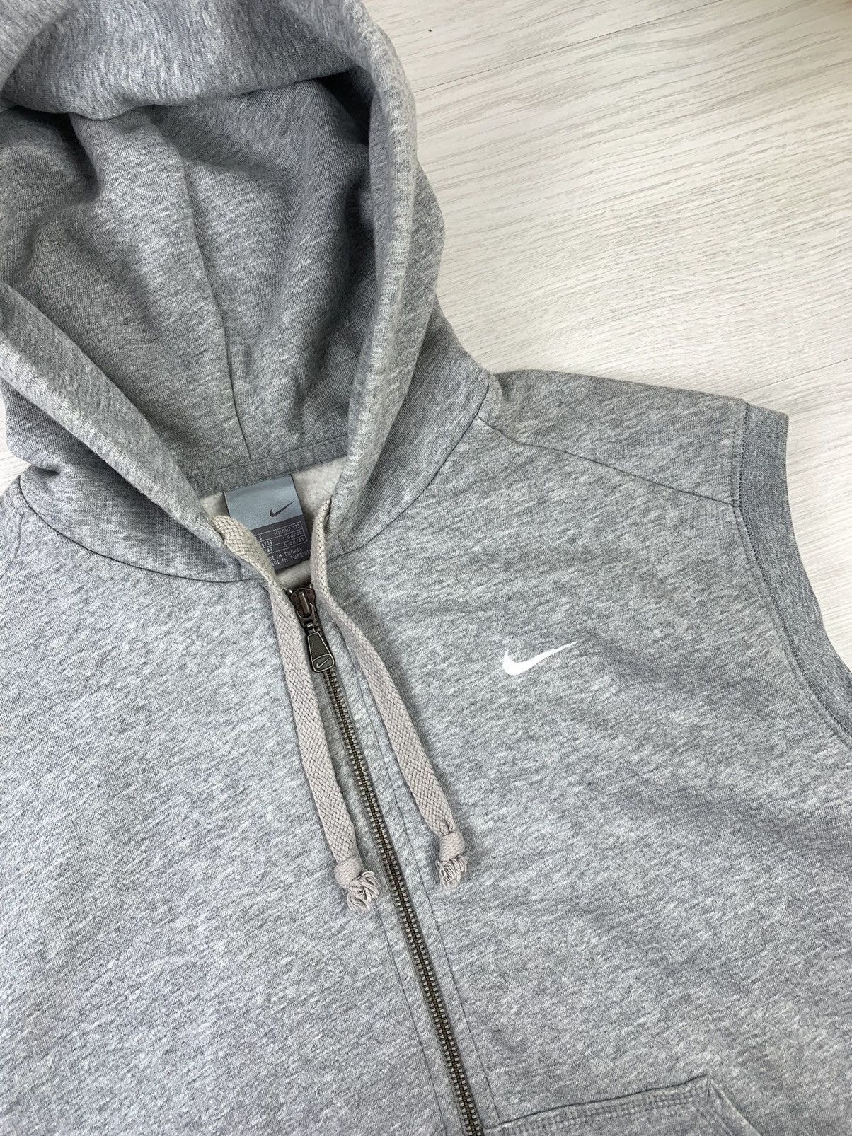 Vintage Nike Vintage Sleeveless Hoodie Zip Jacket Size S Size US S / EU 44-46 / 1 - 3 Thumbnail