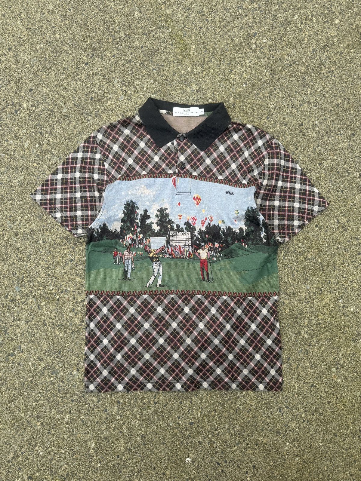 Vintage Balenciaga Golf Polo Shirt