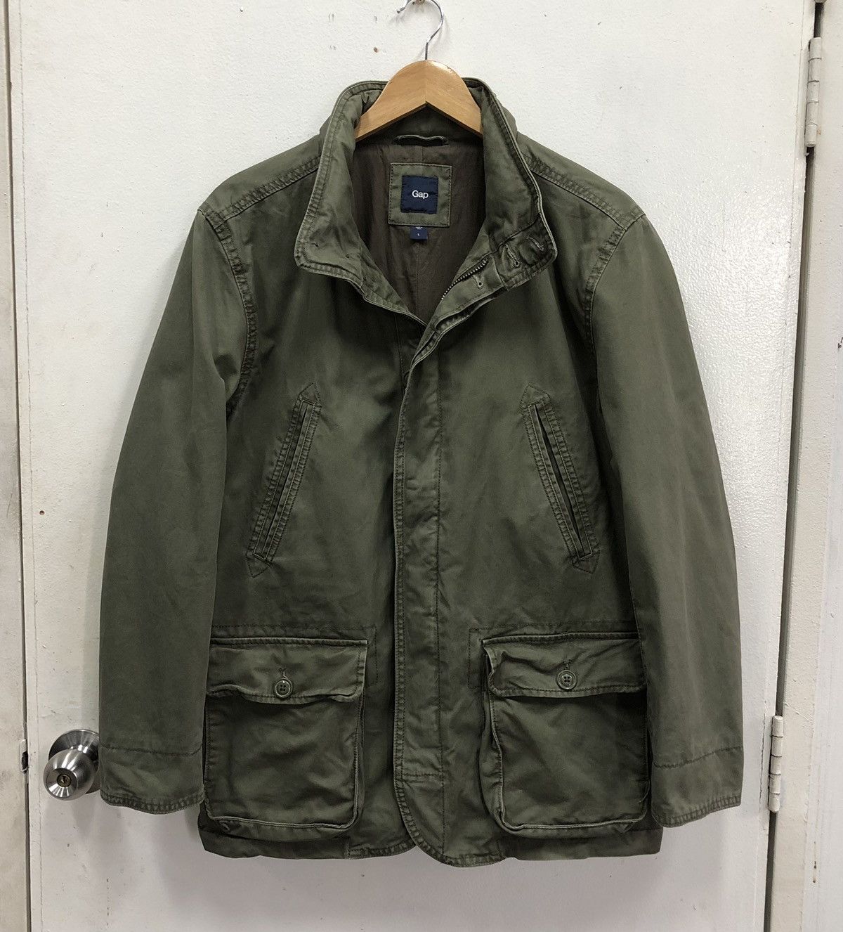 Gap GAP Men’s Green Utility Military Jacket Size US M / EU 48-50 / 2 - 9 Thumbnail