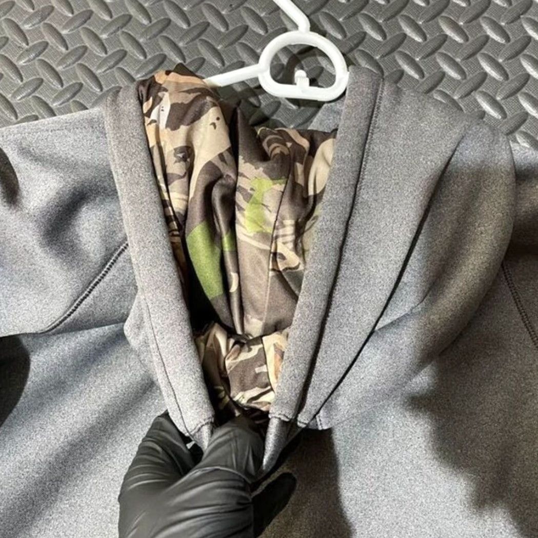 Under Armour Under Armour Hoodie Pullover Storm1 Grey Camo Pattern Women's M Fall Casual Pullover Hoodie Women's M Size M / US 6-8 / IT 42-44 - 3 Thumbnail