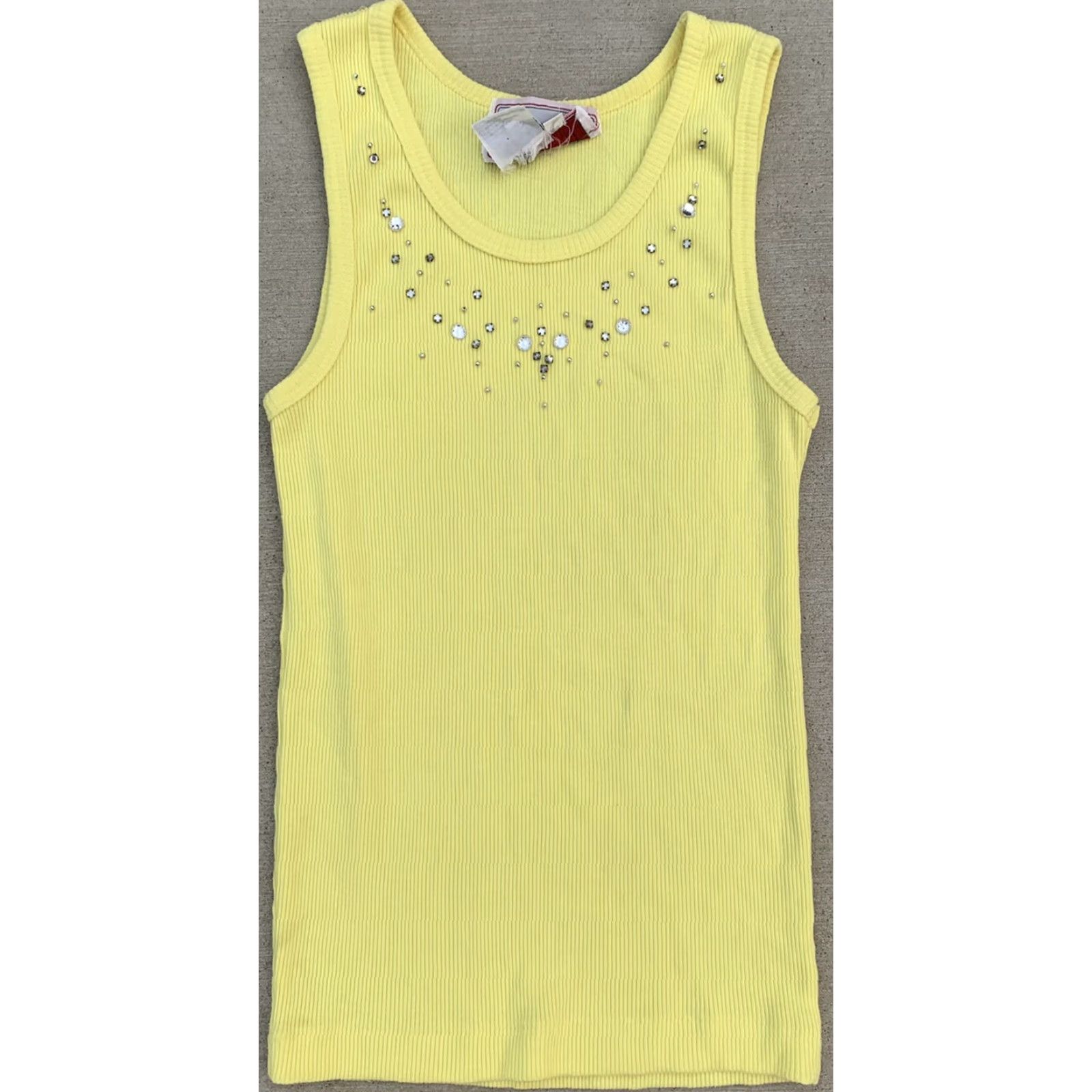 Vintage VINTAGE Organically Grown tank top Ribbed polyeser? Wait Size S / US 4 / IT 40 - 6 Thumbnail