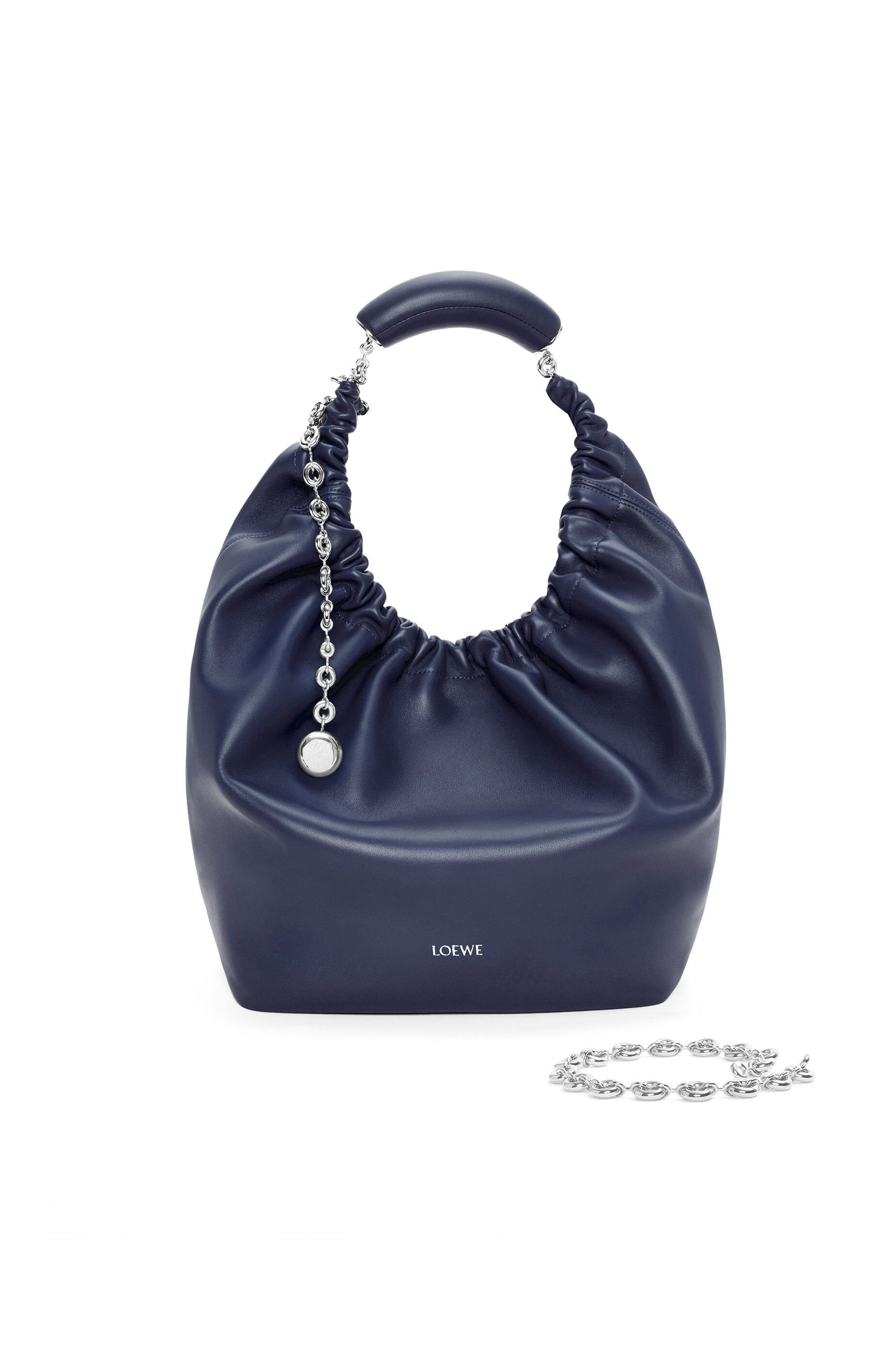 Loewe o1in1g0426 Size: OS / Medium Squeeze Bag in Abyss Blue Size ONE SIZE - 4 Thumbnail