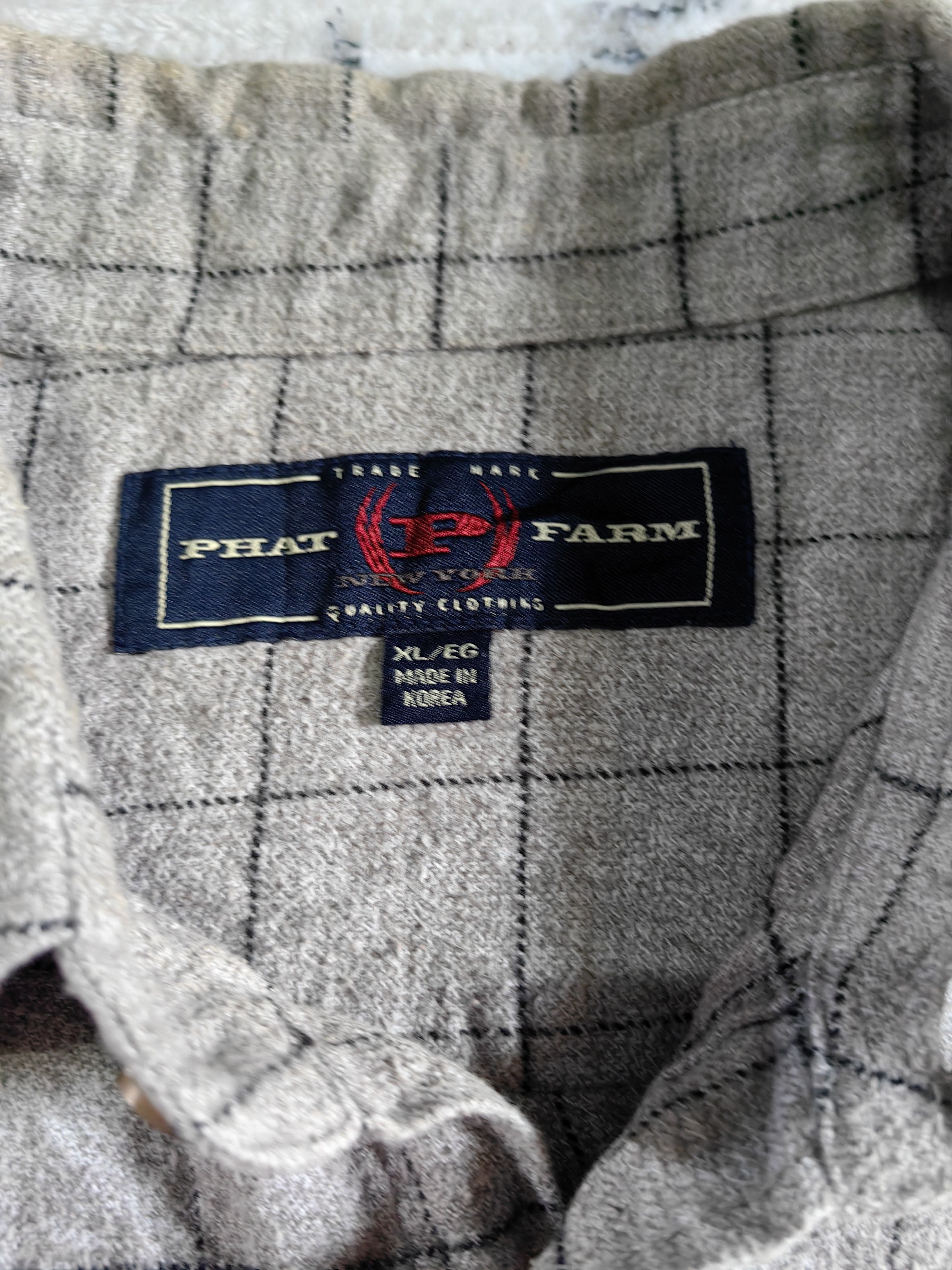 Phat Farm Vintage Phat Farm Checkered Button up Long Sleeves Size US XL / EU 56 / 4 - 7 Thumbnail