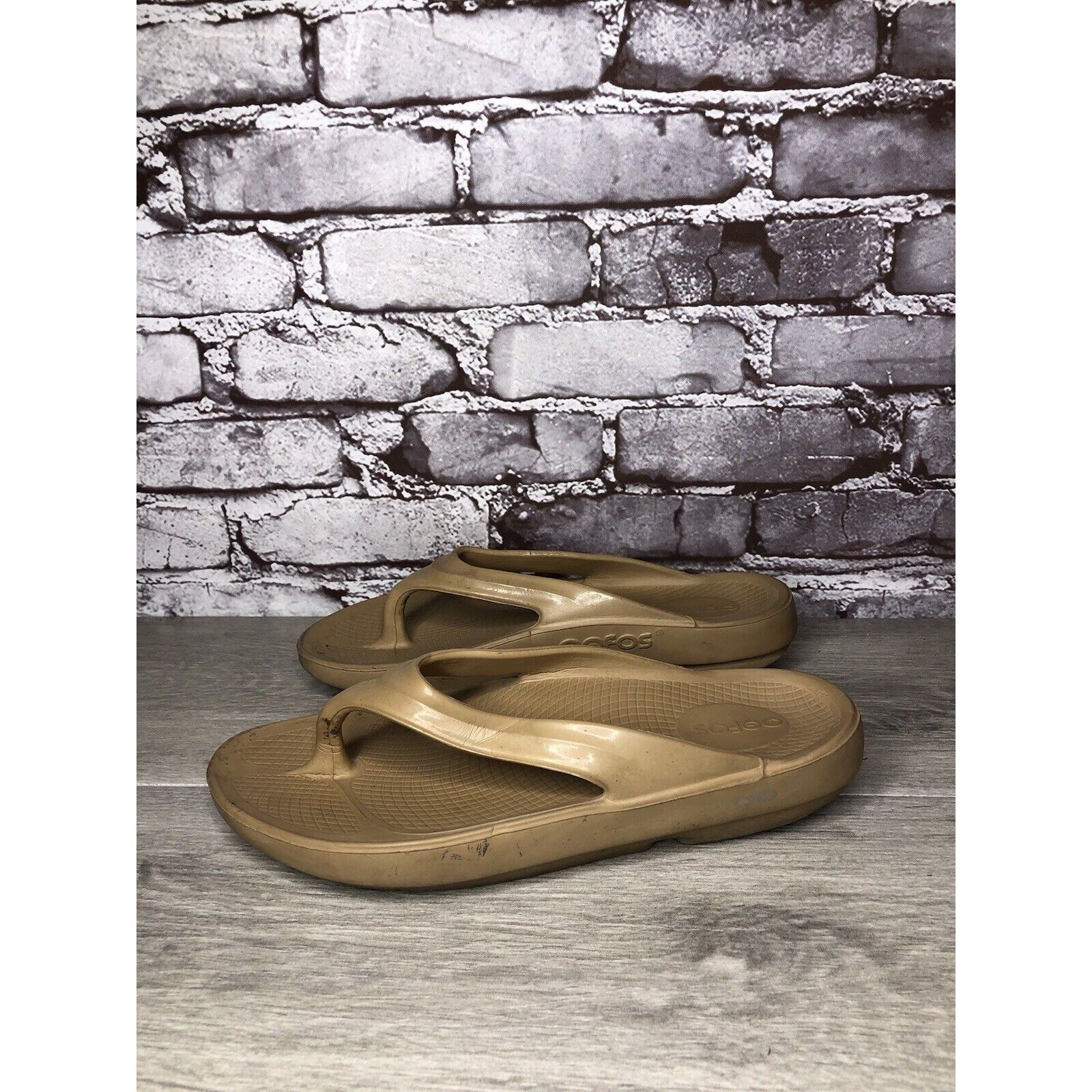 Other Oofos Oolala Camel Nude Rubber Thong Lightweight Sandals Wom Size US 10 / IT 40 - 6 Thumbnail