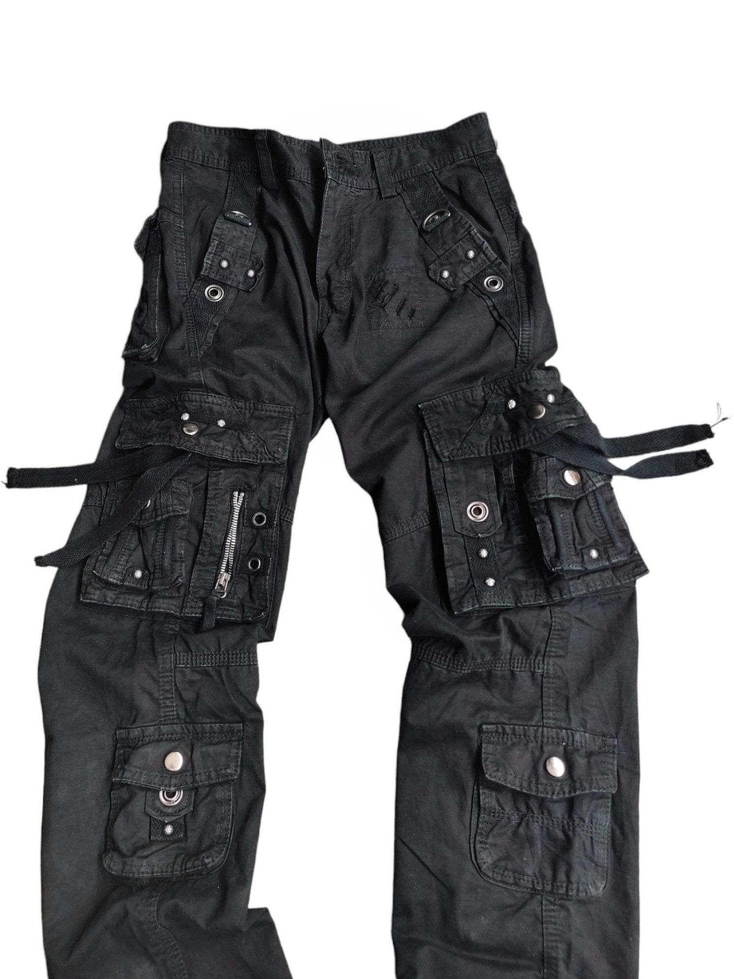 Japanese Brand 👑Cargomultipocket streetwear pants👑 Size US 29 - 7 Thumbnail