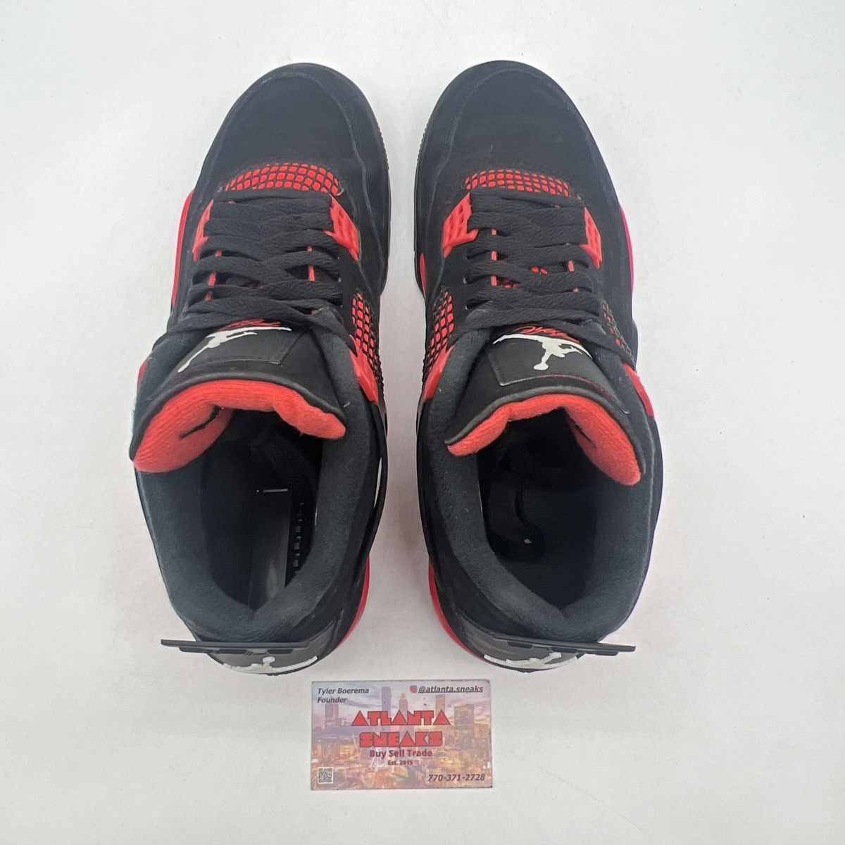 Jordan Brand Air Jordan 4 red Thunder Size US 10.5 / EU 43-44 - 6 Thumbnail