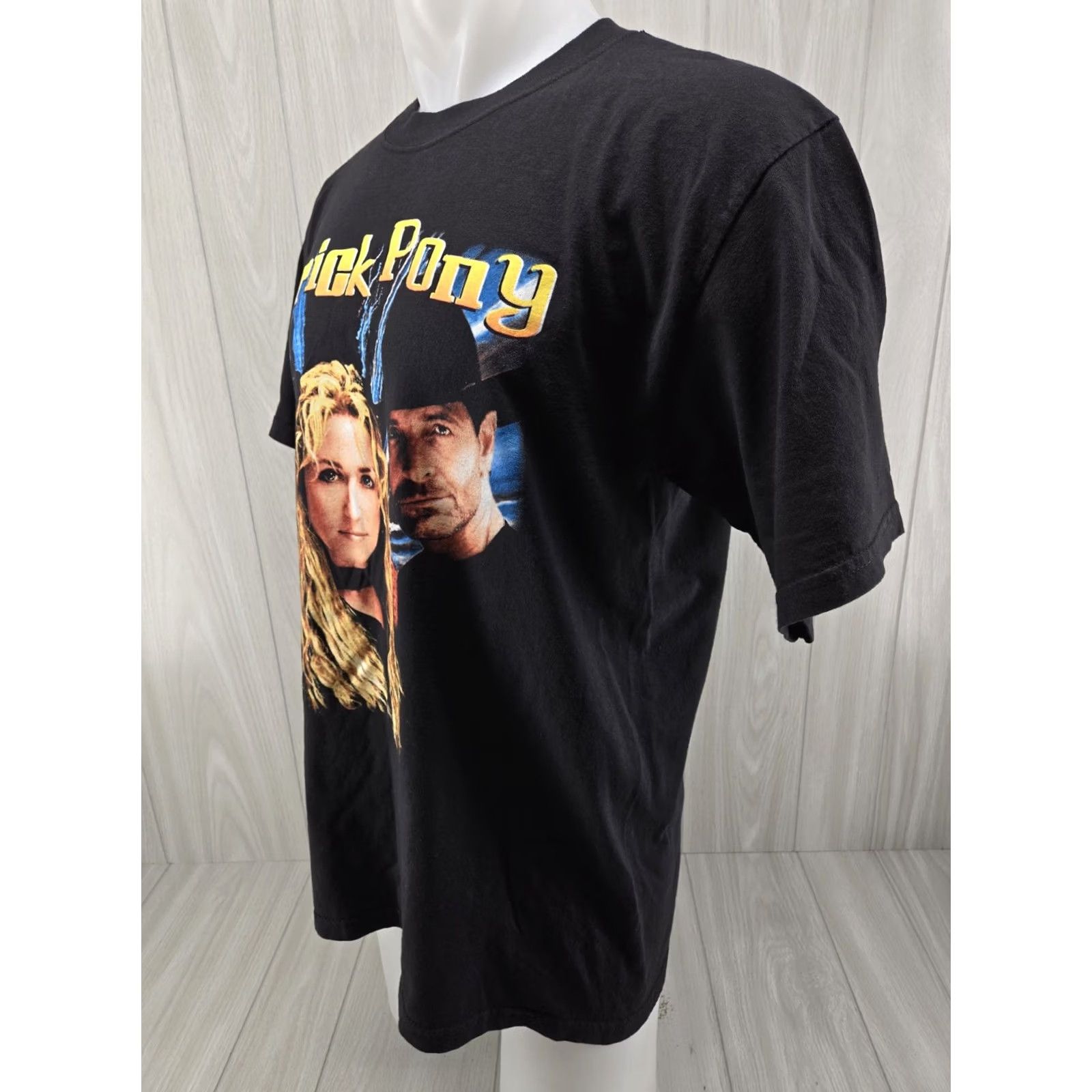 Gildan VINTAGE Trick Pony Tour T Shirt Large Black Short Sleeve Band Gildan Mens L Size US L / EU 52-54 / 3 - 4 Thumbnail