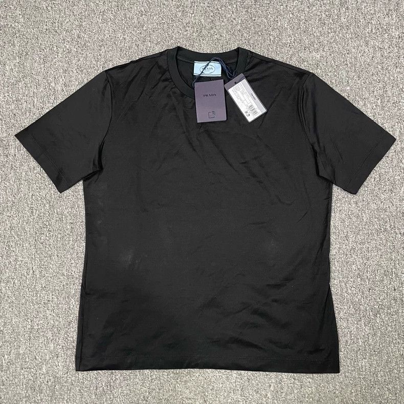 Prada Prada Black Basic Short Sleeve T-shirt - dmc Size US L / EU 52-54 / 3 - 1 Thumbnail