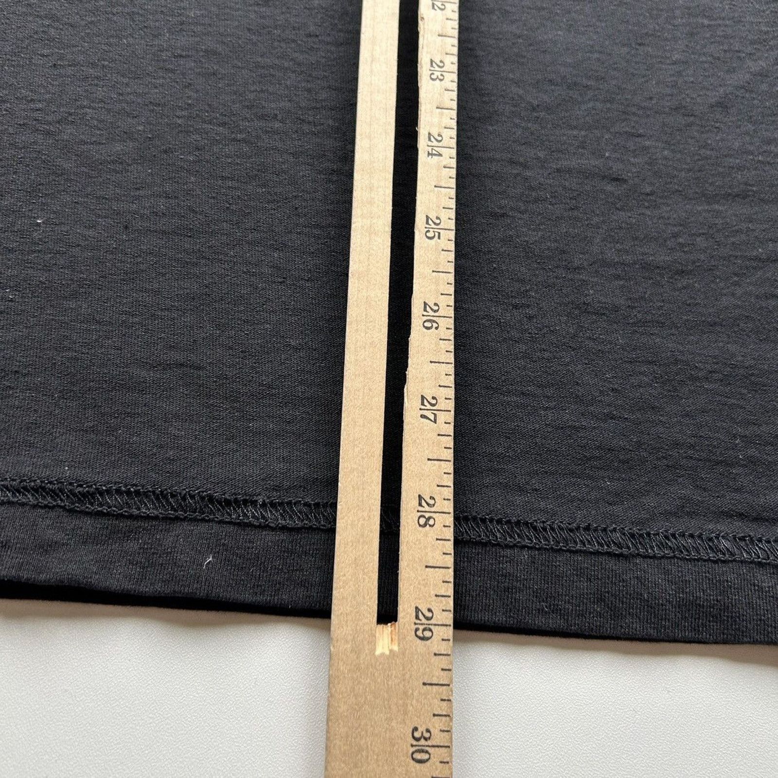 Fruit Of The Loom Vintage Y2K Sun Faded Black Blank Inside Out T Shirt Large Size US L / EU 52-54 / 3 - 5 Thumbnail
