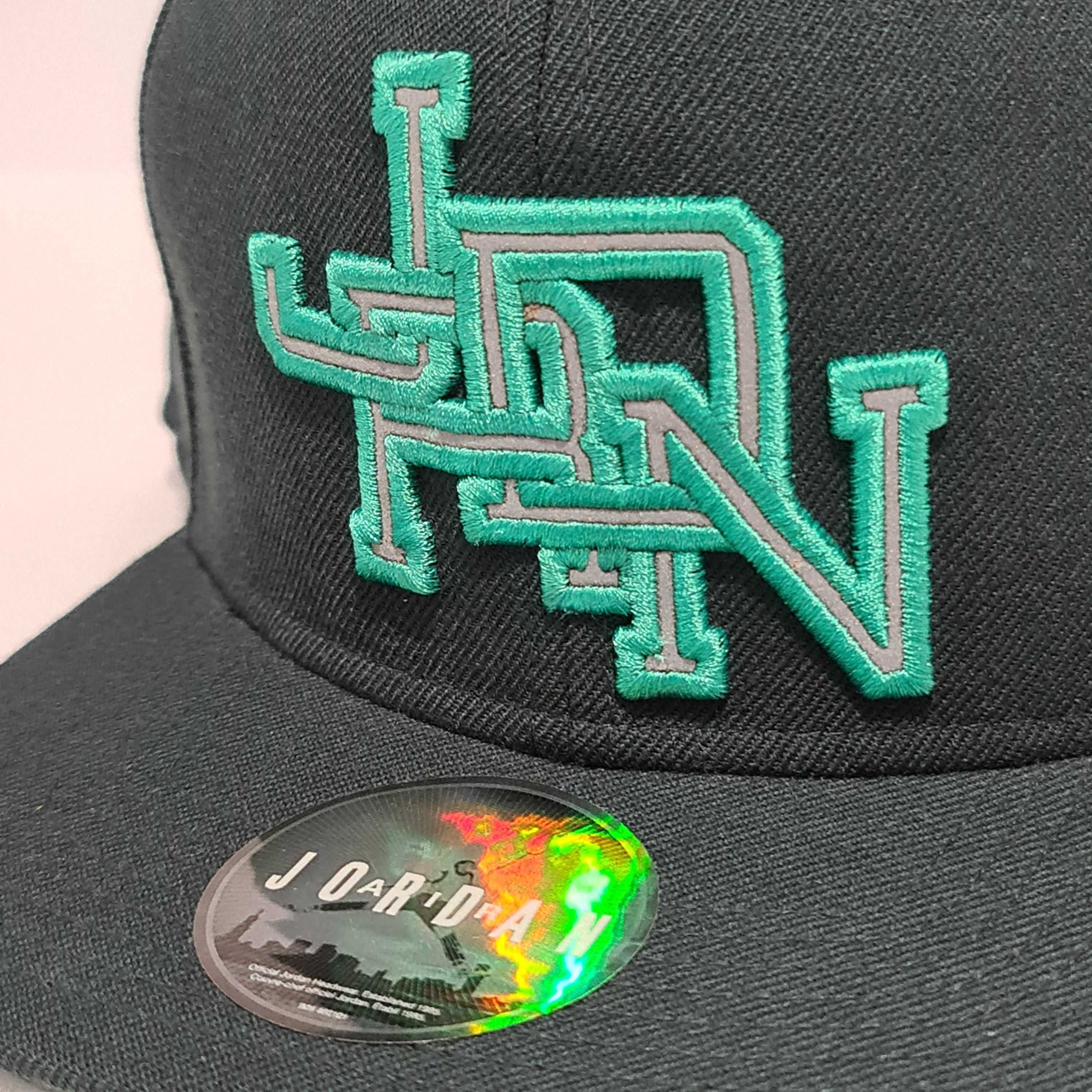 Jordan Brand Jordan Cap Snapback 'JRDN Interlock' Dark Green Size ONE SIZE - 6 Thumbnail