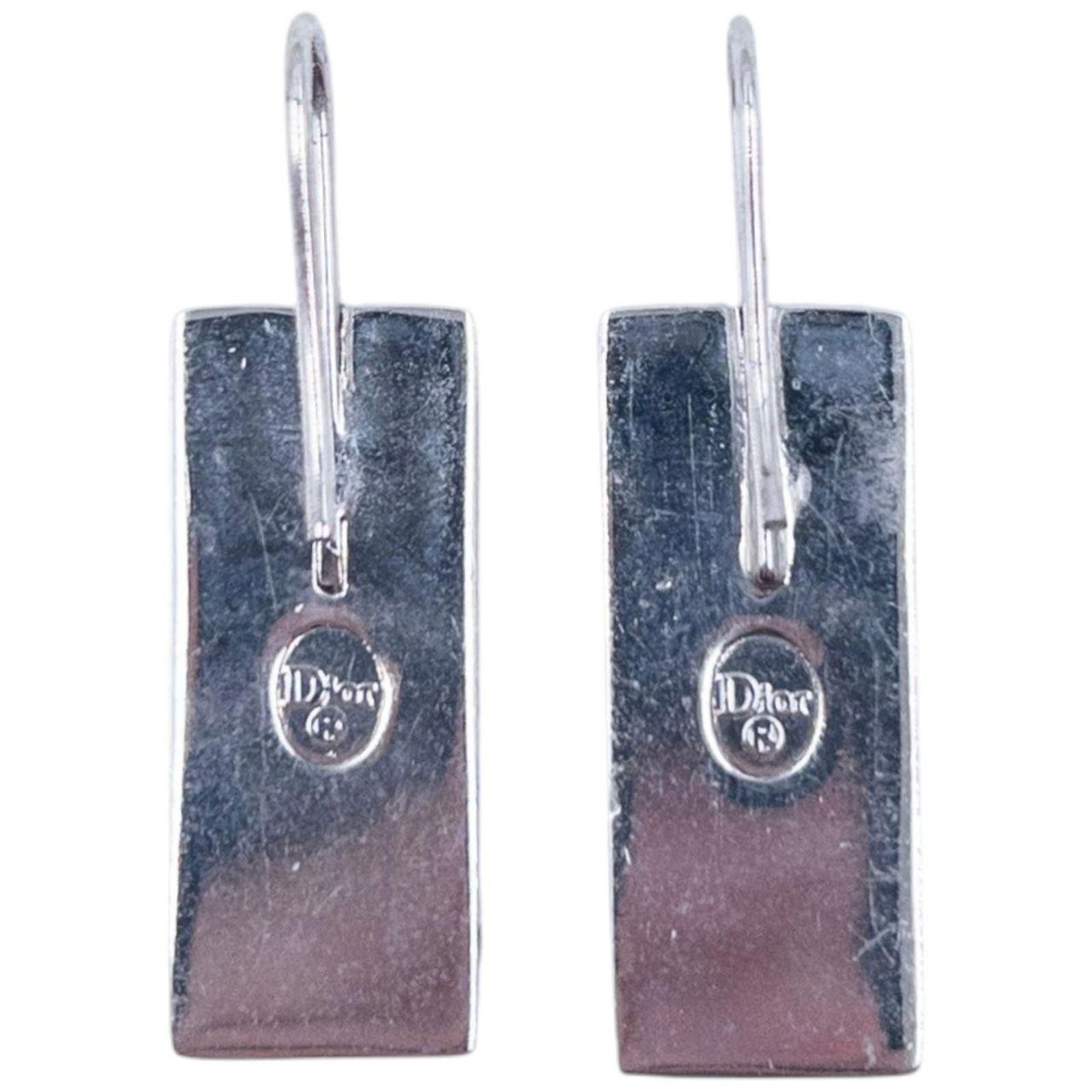 Christian Dior Monsieur Vintage Dior Monogram Number Earrings Size ONE SIZE - 4 Thumbnail