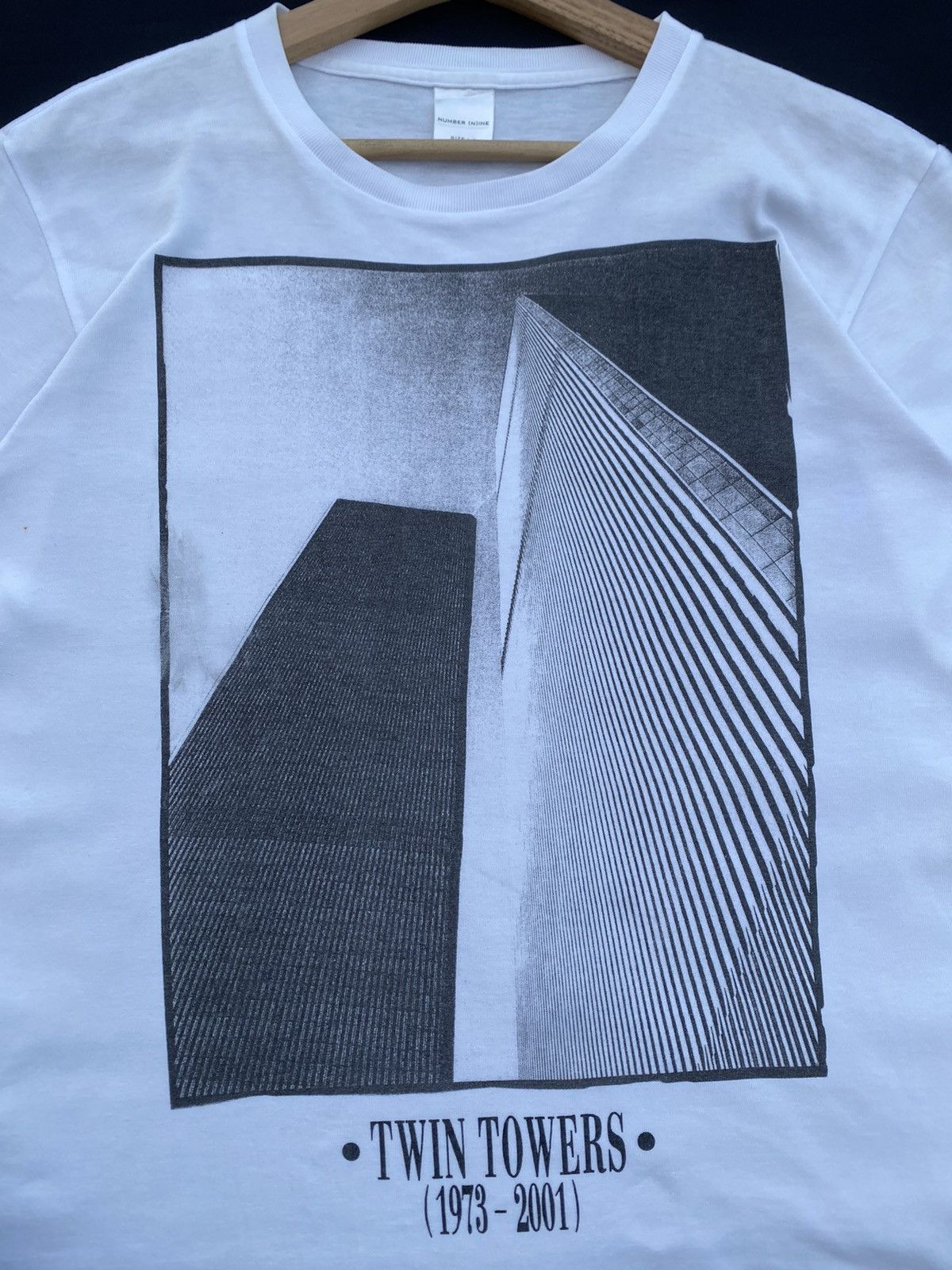 Number (N)ine Number Nine Takahiromiyashita 2002 Twin Towers Photo Tee Size US M / EU 48-50 / 2 - 9 Thumbnail