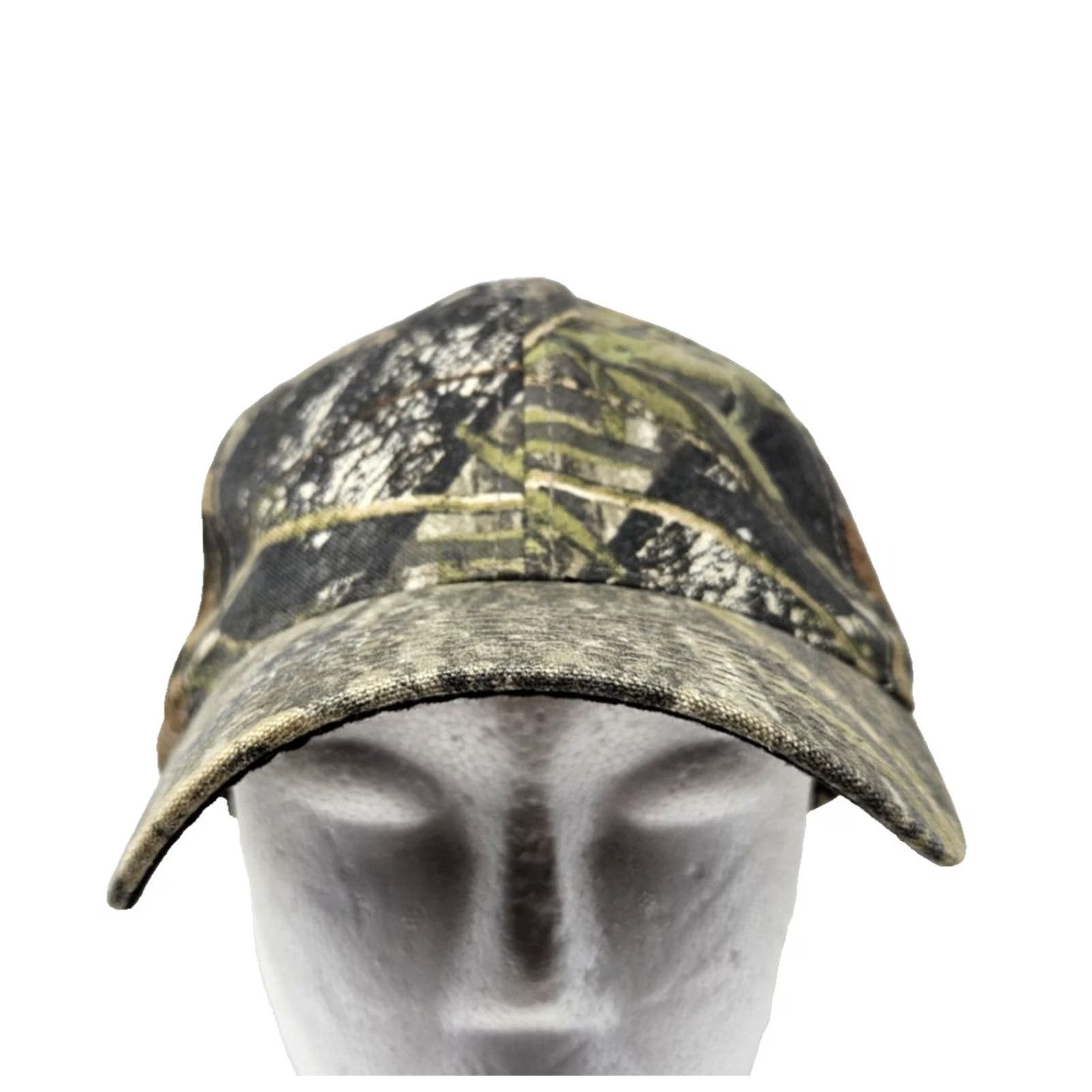 Vintage Mossy Oak Hat Cap Strap Back Green Brown Camo Obsession Hunting Mens One Size Size ONE SIZE - 2 Thumbnail