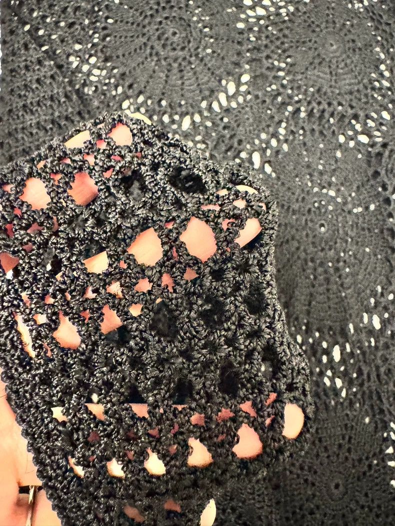 Dries Van Noten dries van noten Black mesh top Size S / US 4 / IT 40 - 2 Thumbnail