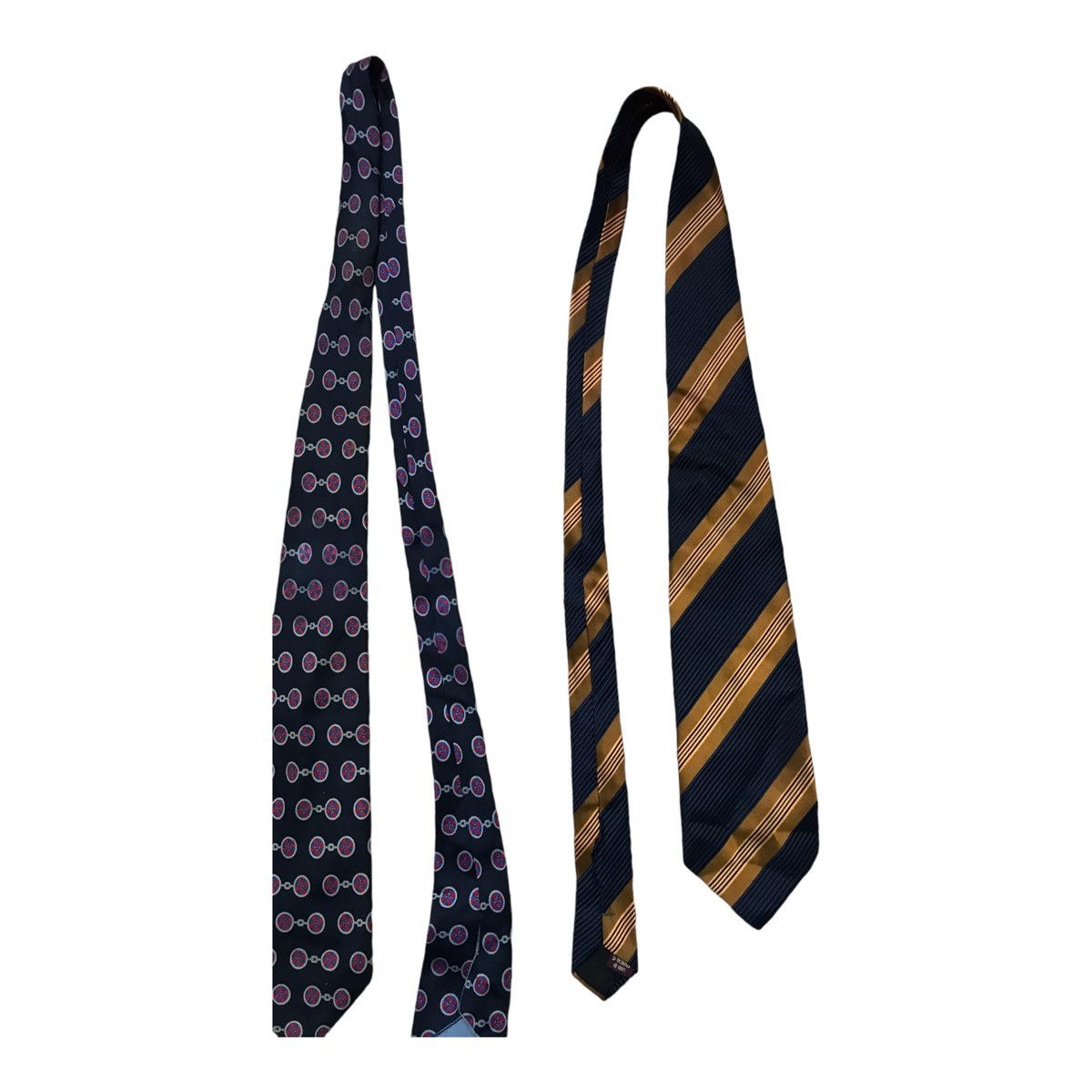The Tie Bar × Vintage Combo 3 Item Tie Gucci/Burberry/Pierre Balmain Size ONE SIZE - 4 Thumbnail
