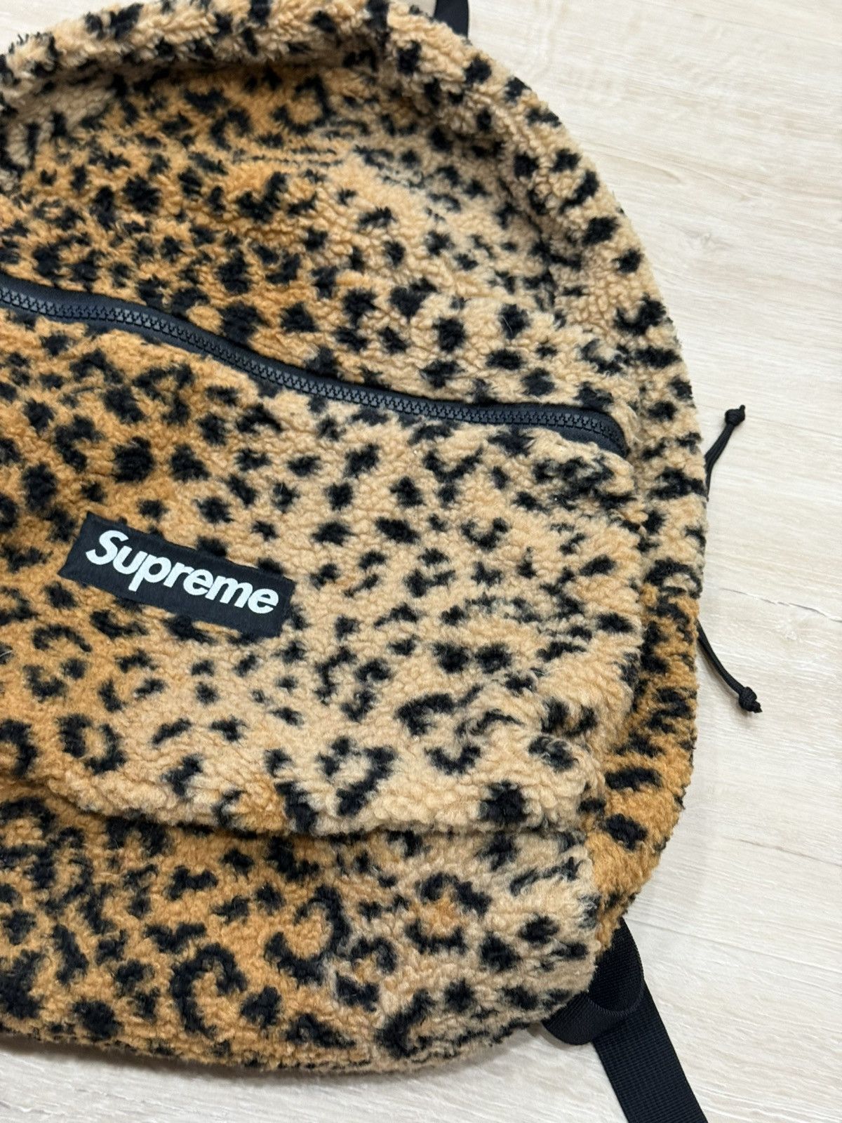 Supreme Supreme Leopard Fleece Backpack Size ONE SIZE - 4 Thumbnail