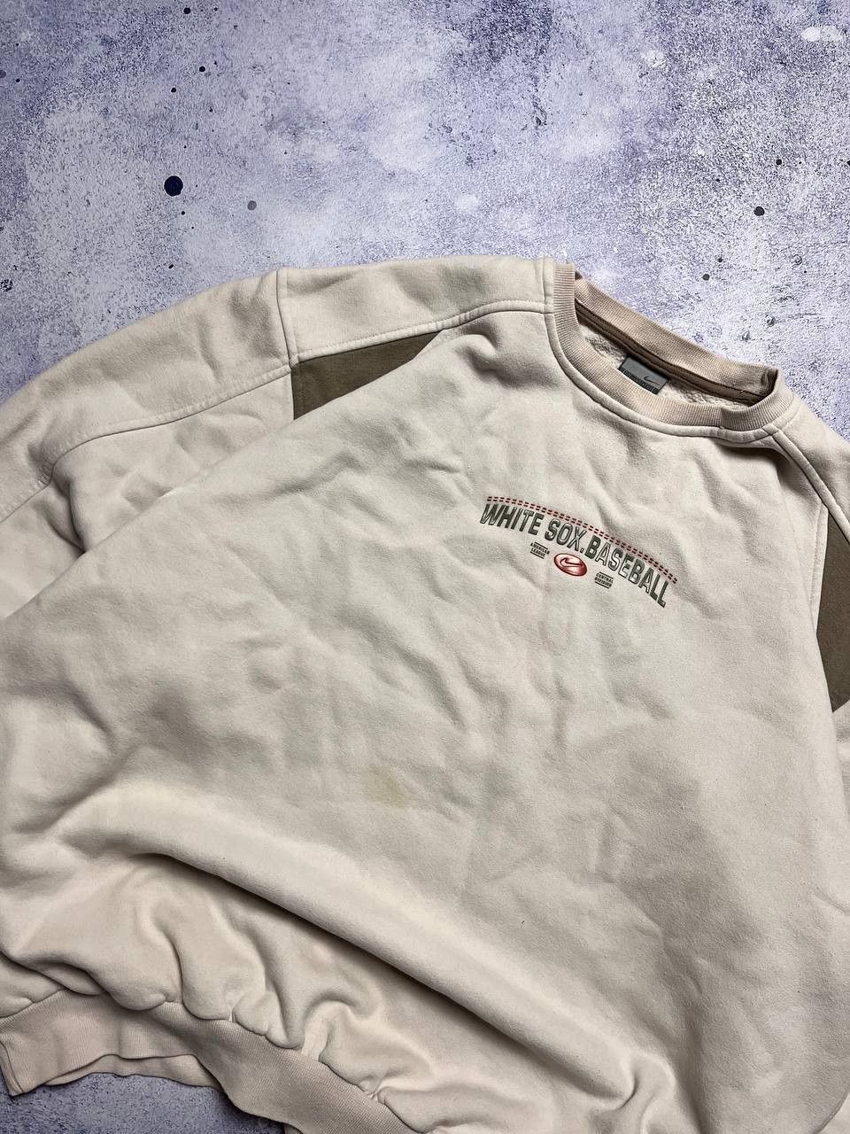 Nike Nike 90s Vintage White Sox Baseball Oversize Sweatshirt Size US XL / EU 56 / 4 - 4 Thumbnail