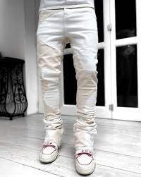 GUAPI RARE1/100* Vintage Off White Wavy Denim Size US 32 / EU 48 - 1 Thumbnail