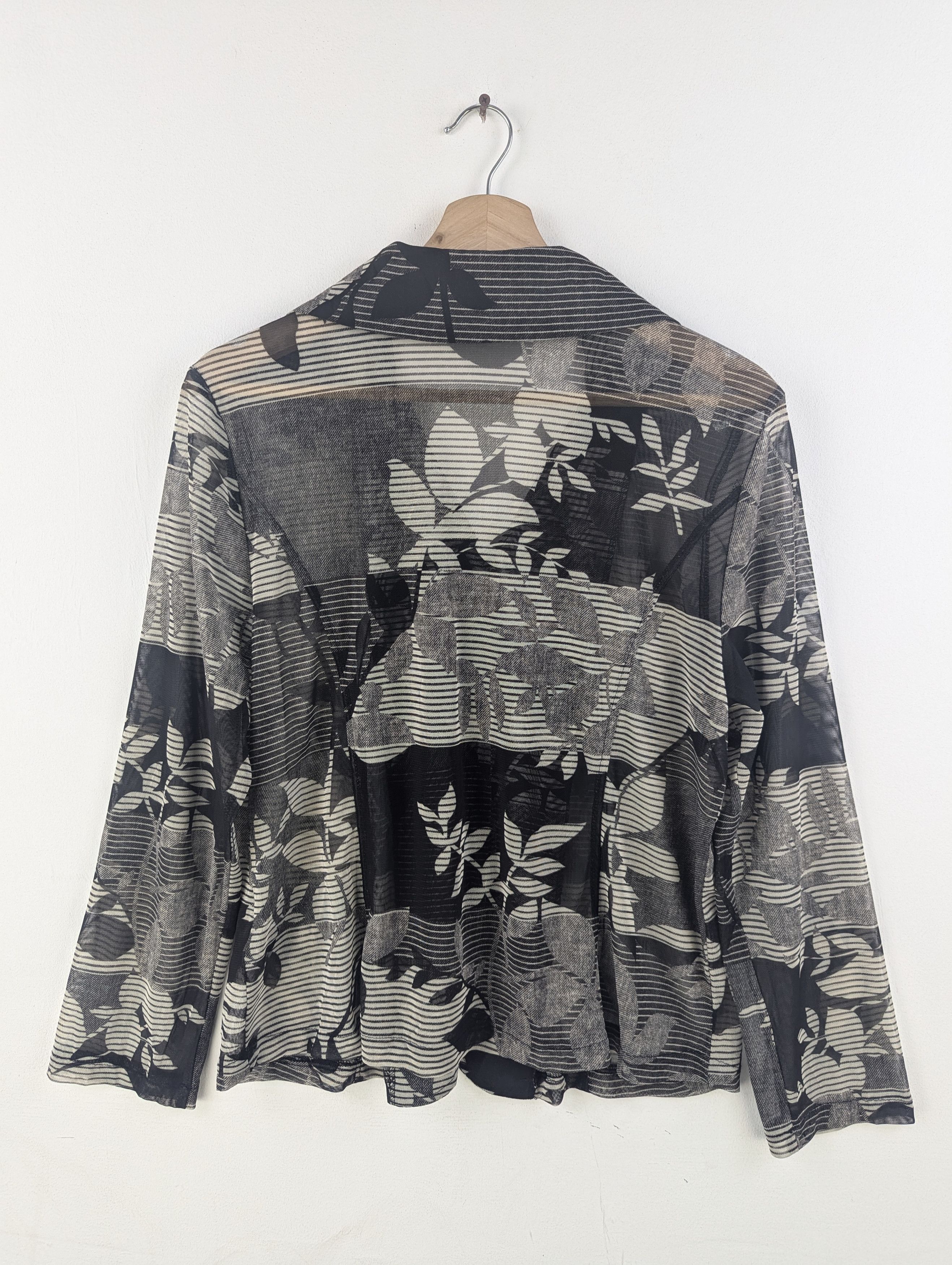 Designer × Japanese Brand Vintage Shirt Button Up Transparent Balenciaga Style Size M / US 6-8 / IT 42-44 - 11 Thumbnail