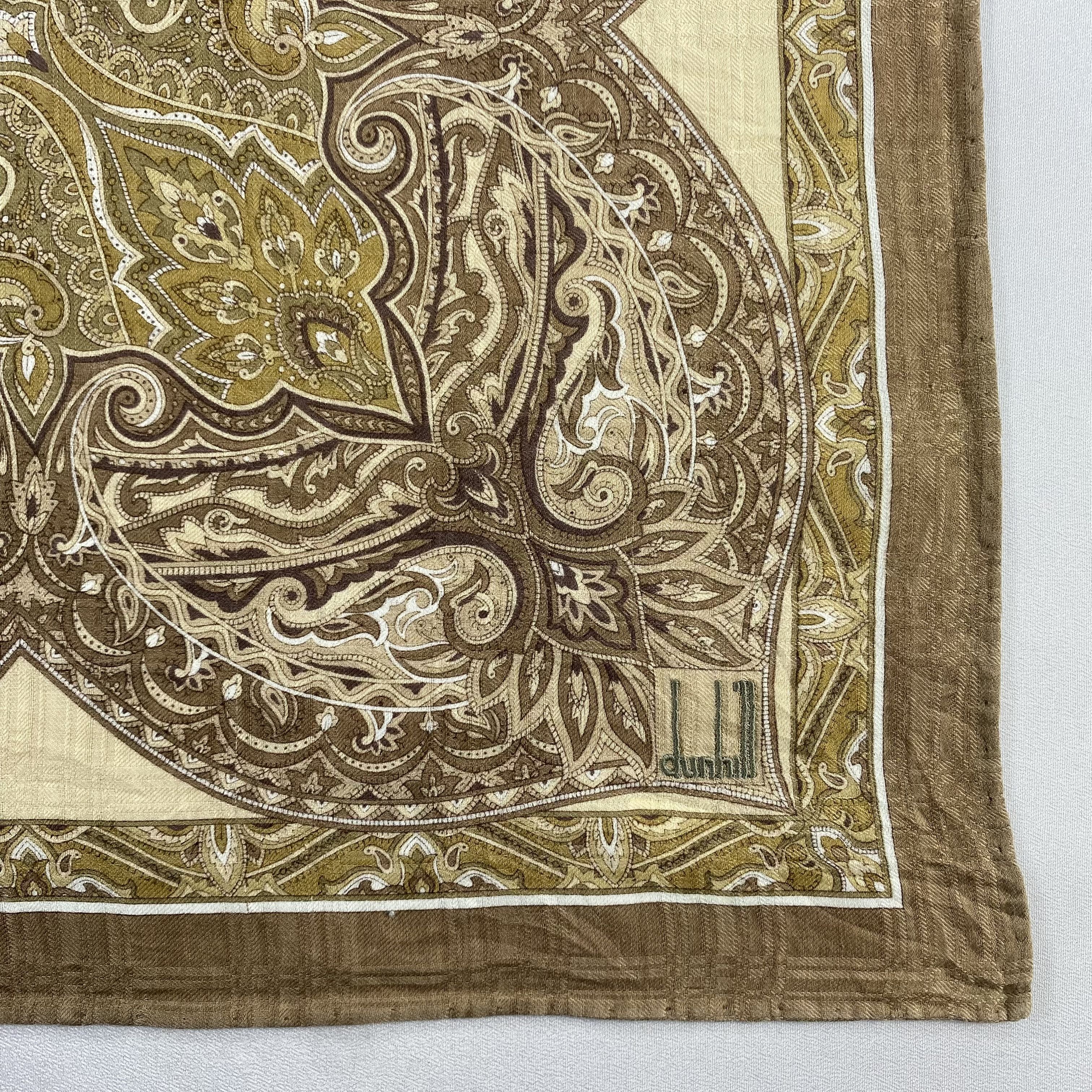 Alfred Dunhill × Vintage Alfred Dunhill Handkerchief / Neckerchief / Bandana-P1835 Size ONE SIZE - 3 Thumbnail