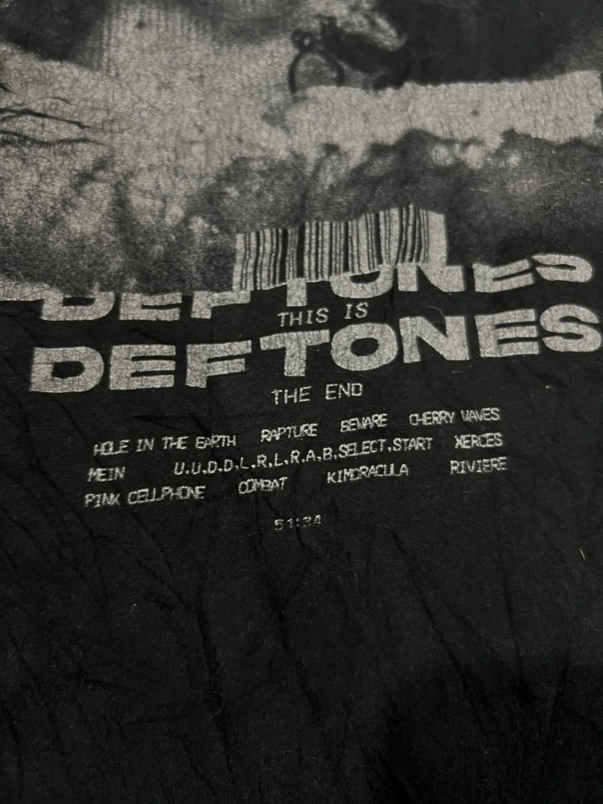 Band Tees × Vintage Y2K DEFTONES Saturday Night Wrist Cat Album Nu Punk Shirt Size US XL / EU 56 / 4 - 7 Thumbnail