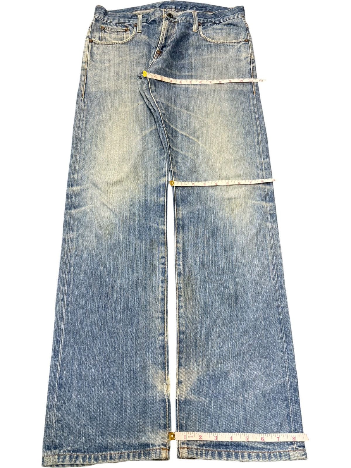 Diesel Vintage Japanese Brand Faded Wash Distressed Jeans Size US 33 - 8 Thumbnail