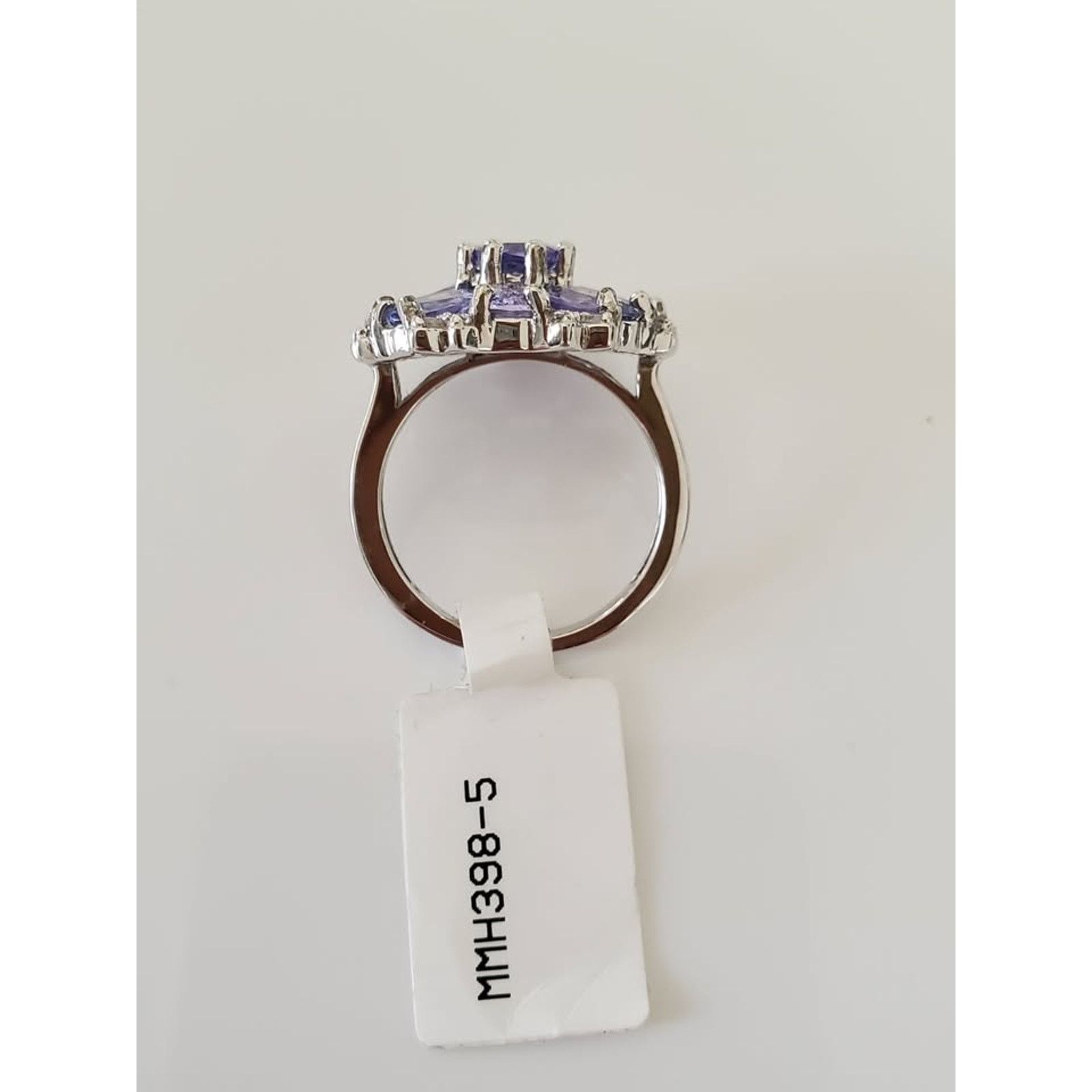 Other Beautiful Floral Cluster Sterling Silver Ring Size ONE SIZE - 3 Thumbnail