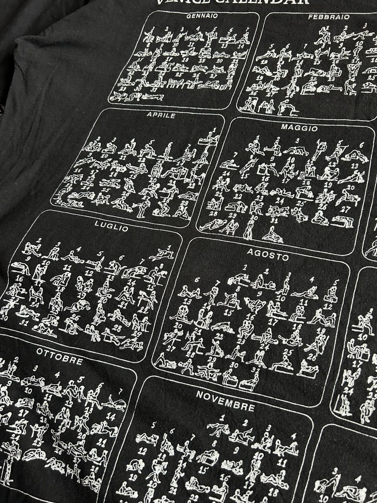 Vintage Vintage Rare Venice Calendar Crazy Streetwear Style Y2K Size US XXL / EU 58 / 5 - 4 Thumbnail