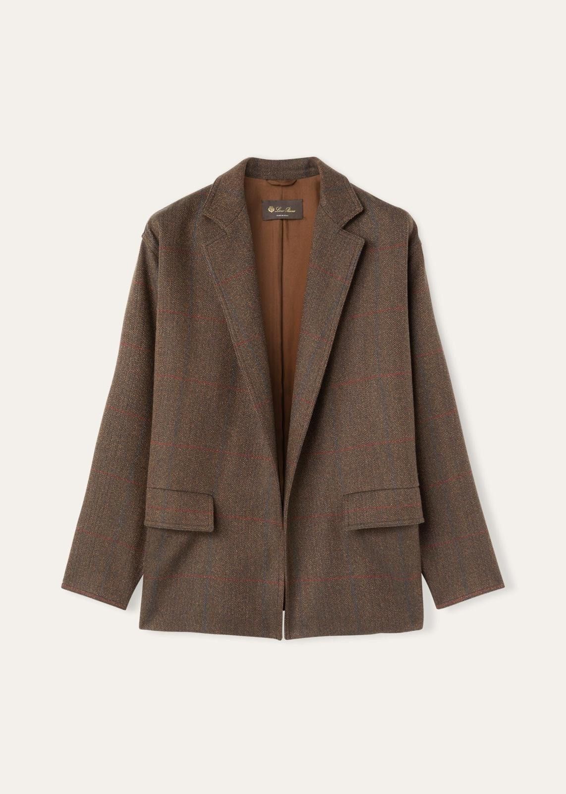 Loro Piana o1srvl11e0825 FAO2262 Grace Single-breasted Jacket in Brown Size S / US 4 / IT 40 - 1 Thumbnail