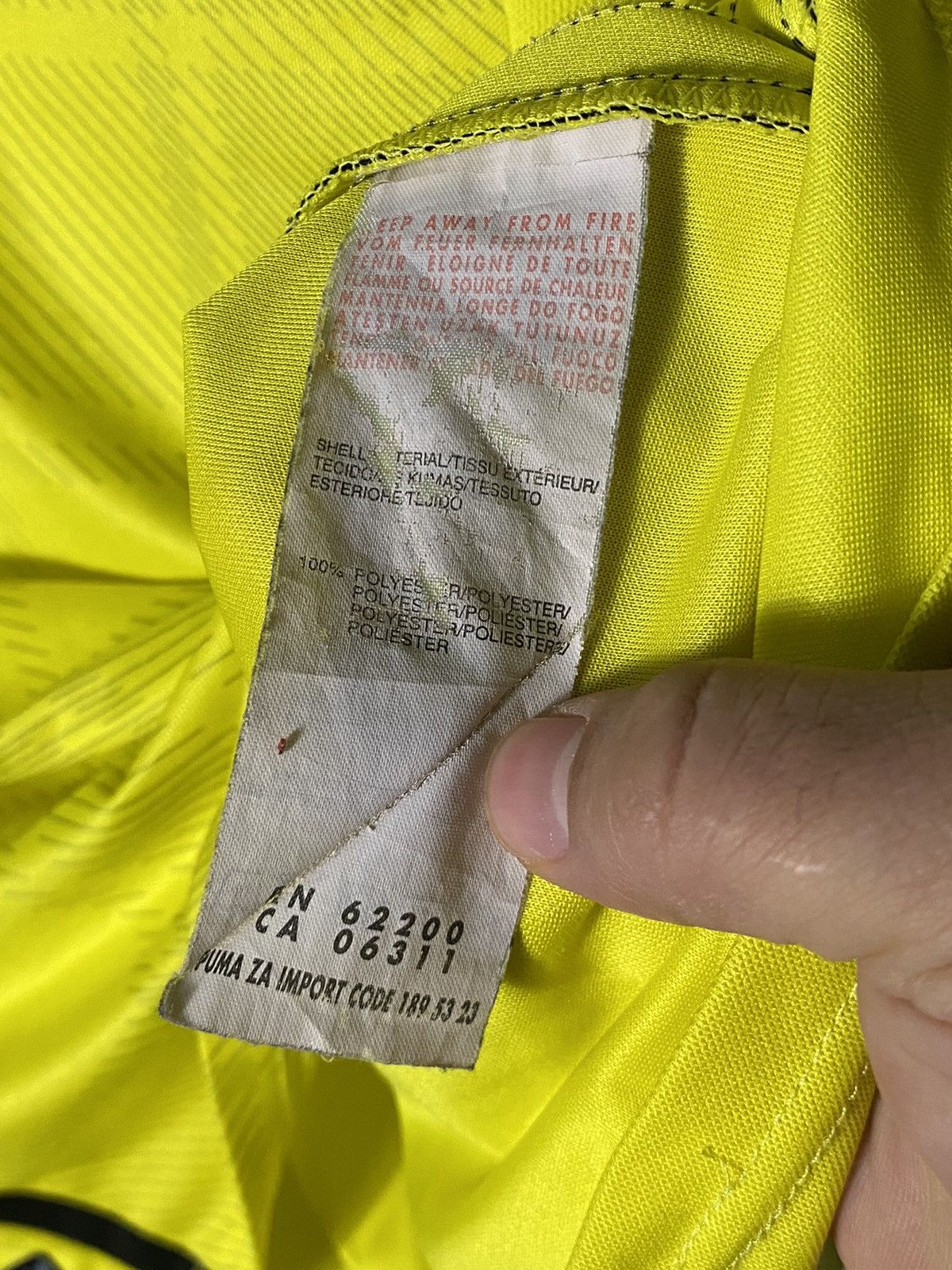 Puma × Vintage 2013 Puma Borussia Dortmund Soccer Jersey #11 Reus Size US L / EU 52-54 / 3 - 4 Thumbnail