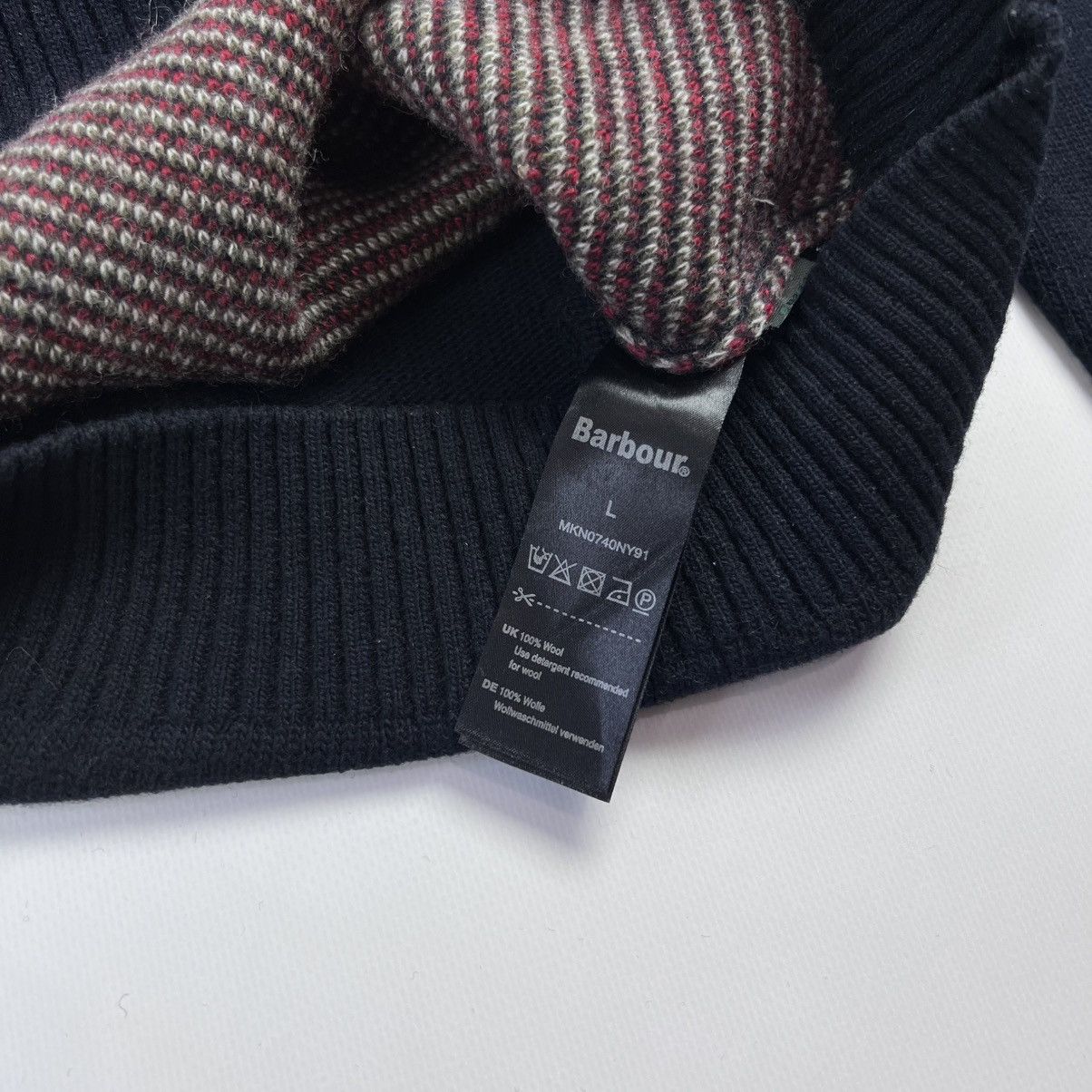 Barbour Barbour Classic Tartan Checked wool sweater Size US L / EU 52-54 / 3 - 4 Thumbnail