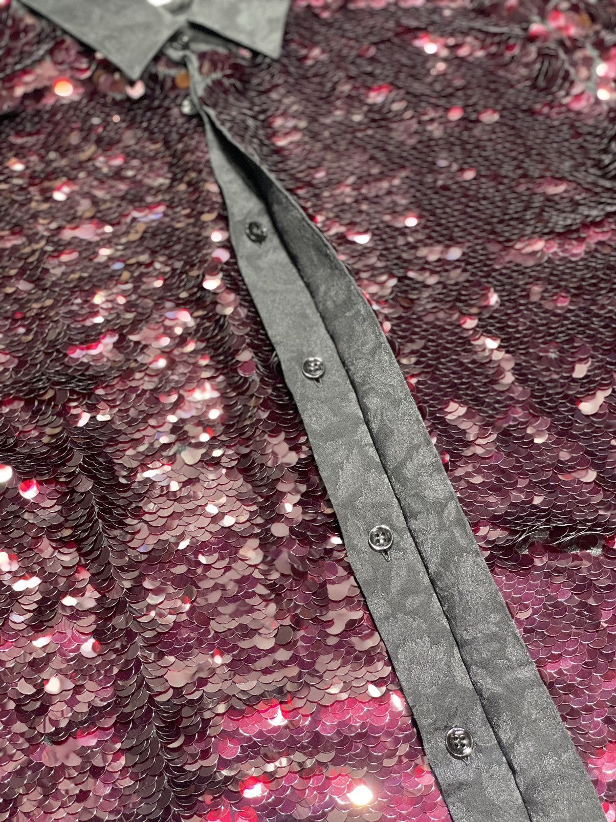 Saint Laurent Paris Saint Laurent Spring Summer 2018 Sequined Shirt Size US M / EU 48-50 / 2 - 10 Thumbnail