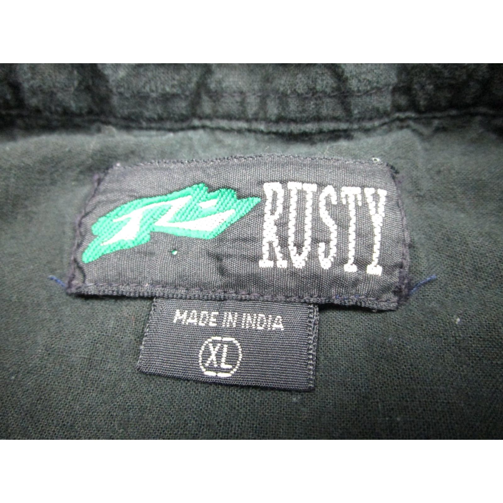 Rusty VINTAGE Rusty Flannel Shirt Mens XL Green Black Plaid Button-Up 90s Size US XL / EU 56 / 4 - 6 Thumbnail