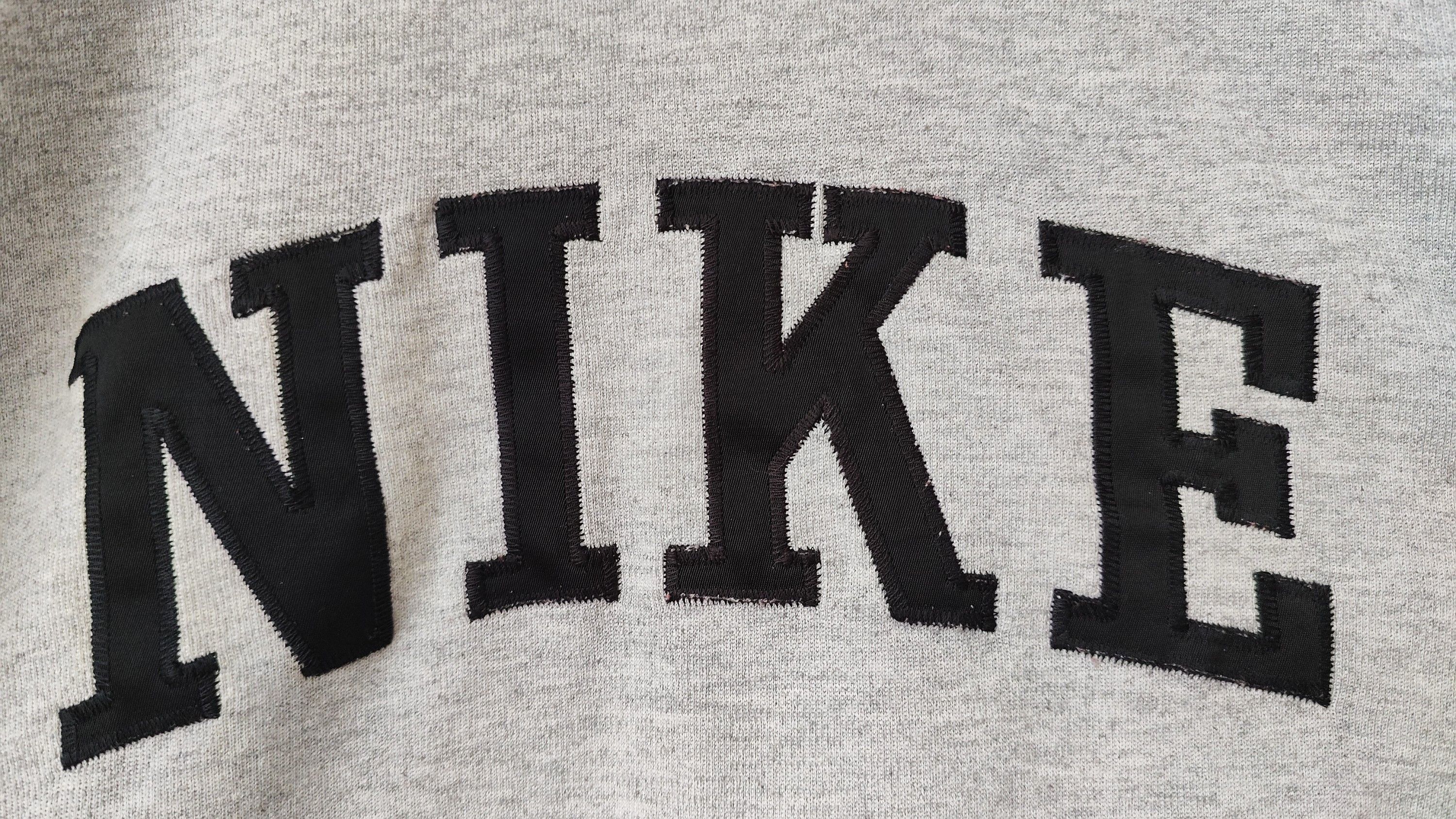 Nike Nike Vintage 90s VTG Big Spellout Sweatshirt Size US XL / EU 56 / 4 - 2 Thumbnail