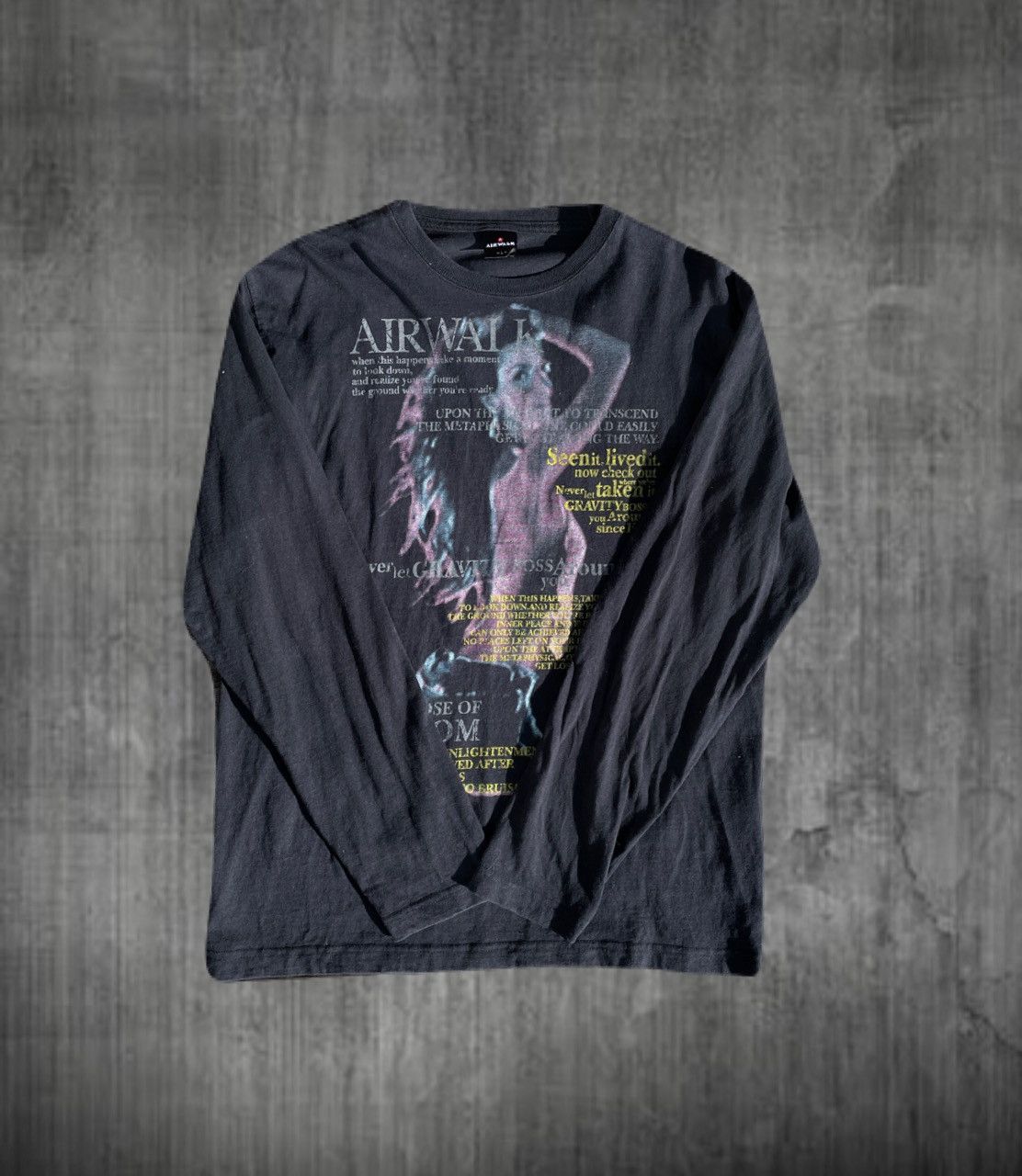 If Six Was Nine 2000s Japanese archive vkei poem long sleeve tee