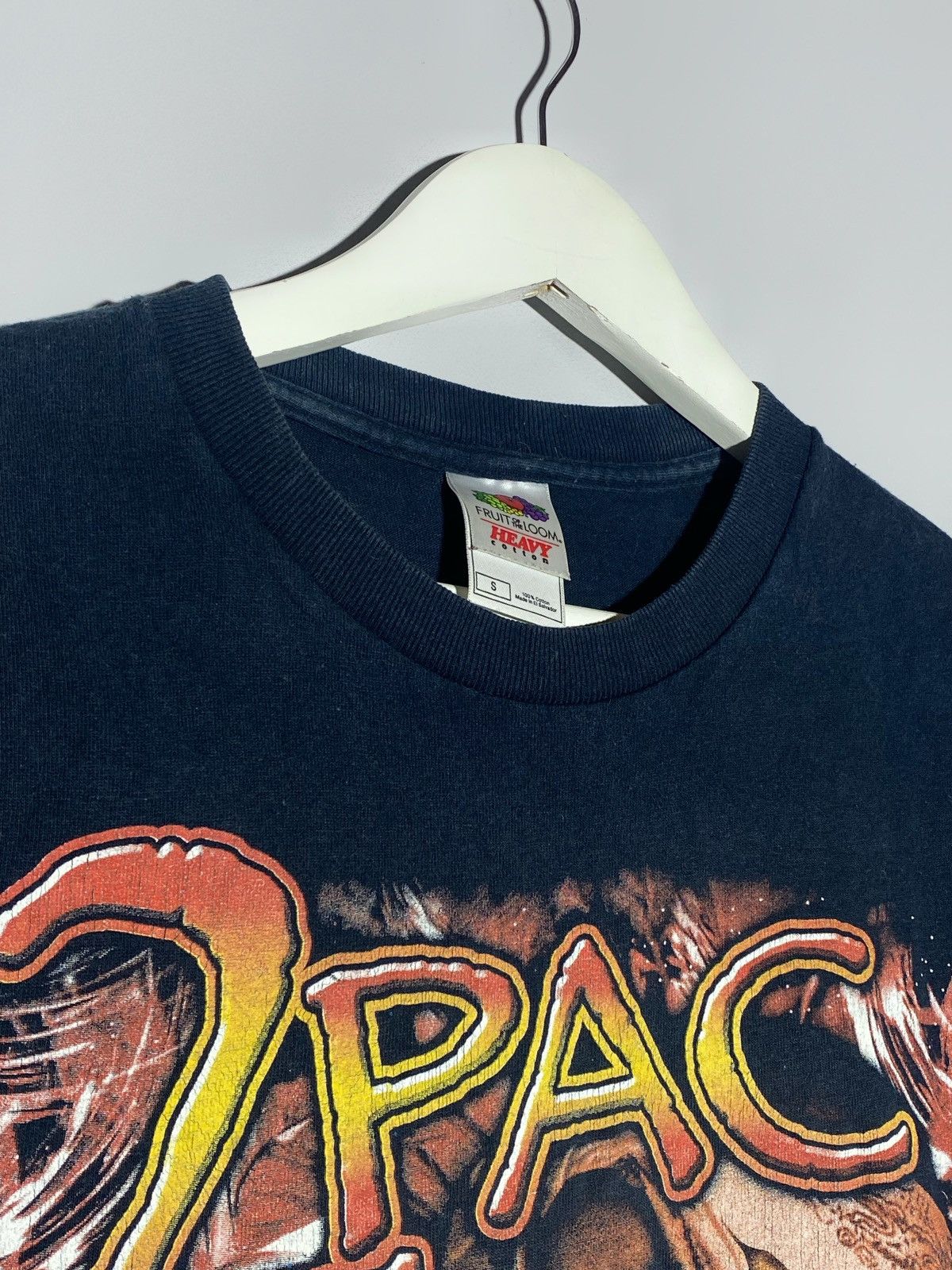 Rap Tees × Vintage 2Pac Vintage Graphic Print T-shirt Size US S / EU 44-46 / 1 - 9 Thumbnail