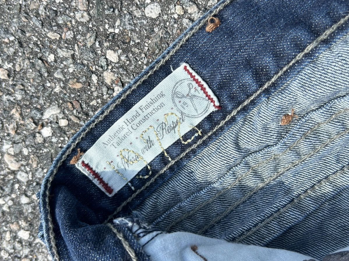 Marc Ecko Marc Eckō 70’s Bootcut Embroidered Distressed Jeans Size US 36 / EU 52 - 10 Thumbnail