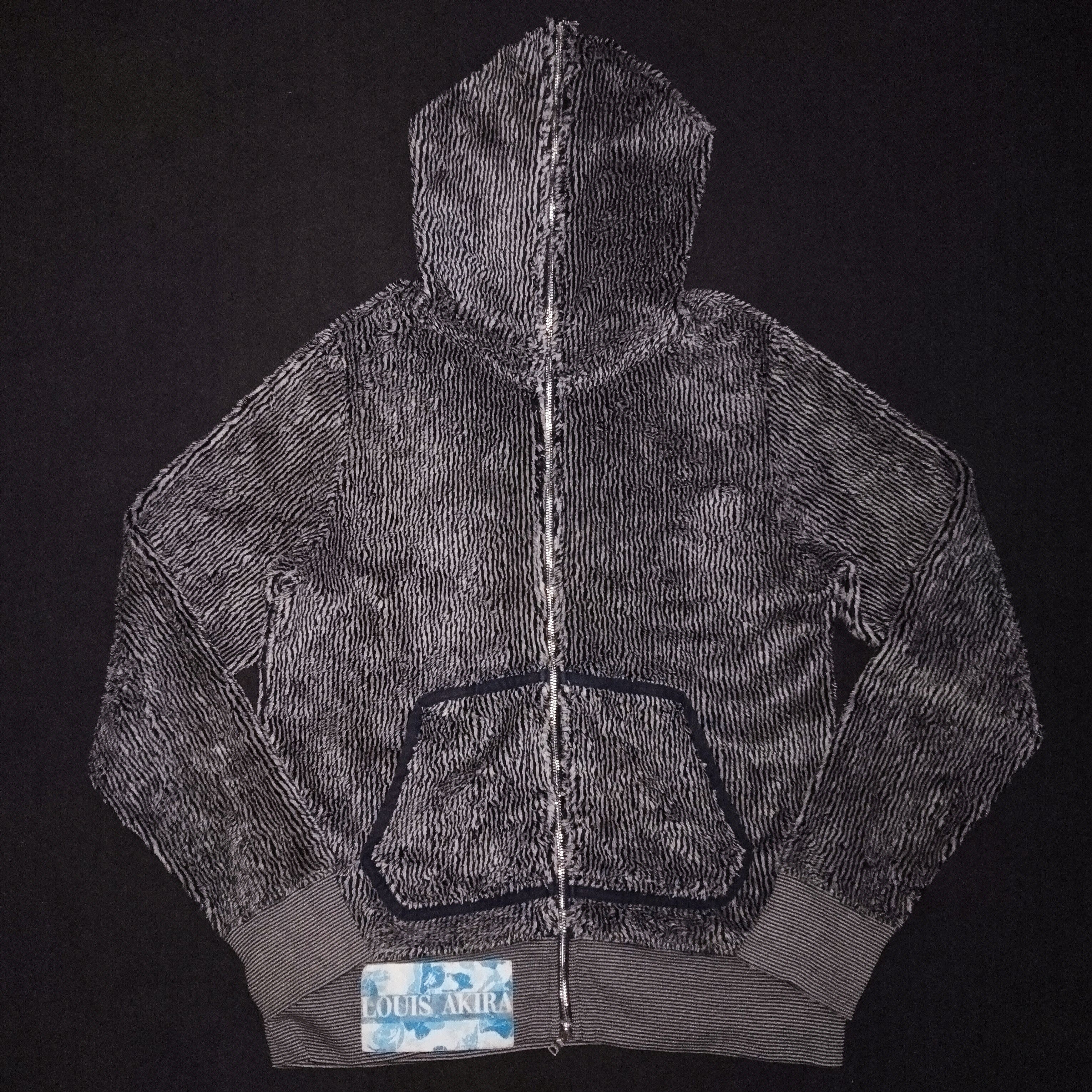 Bape 2012 BAPE Stripe Boa Full Zip Hoodie Size US L / EU 52-54 / 3 - 1 Thumbnail